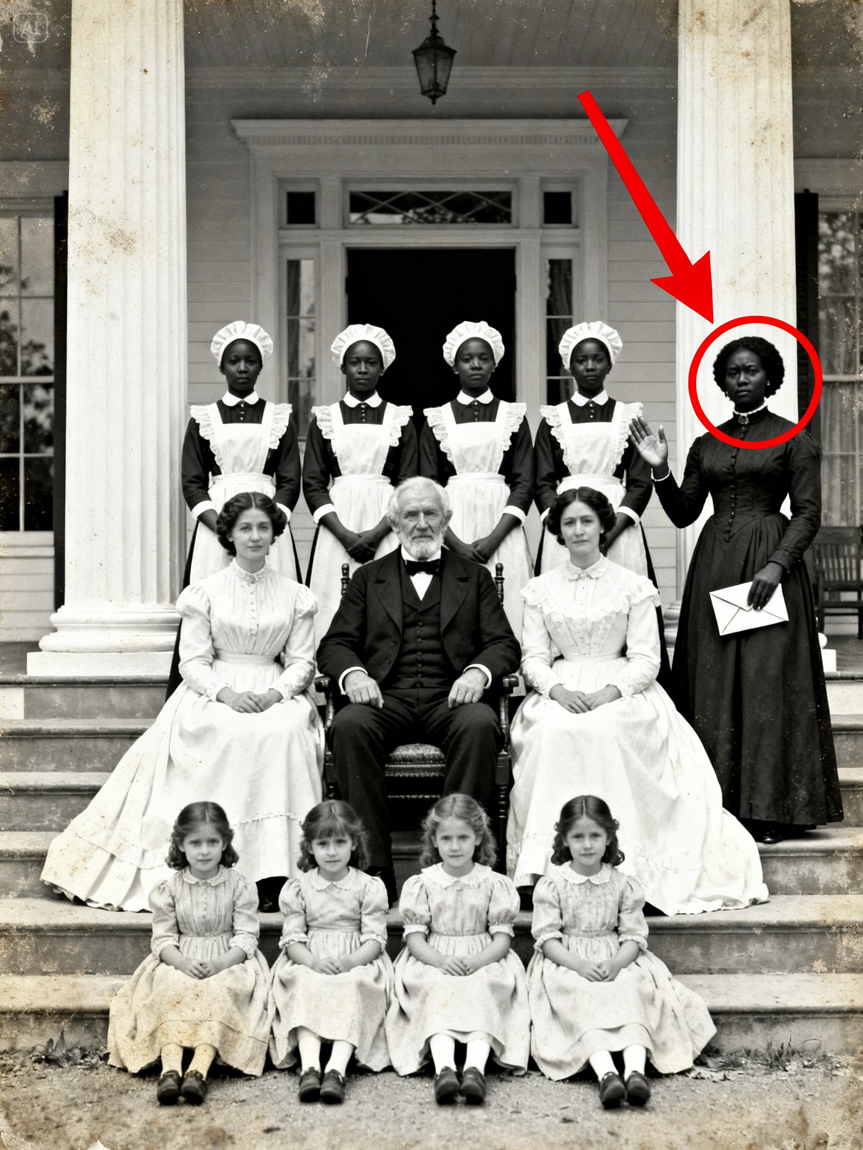 This 1859 plantation portrait looks peaceful—until you see what’s hidden in the slave’s hand