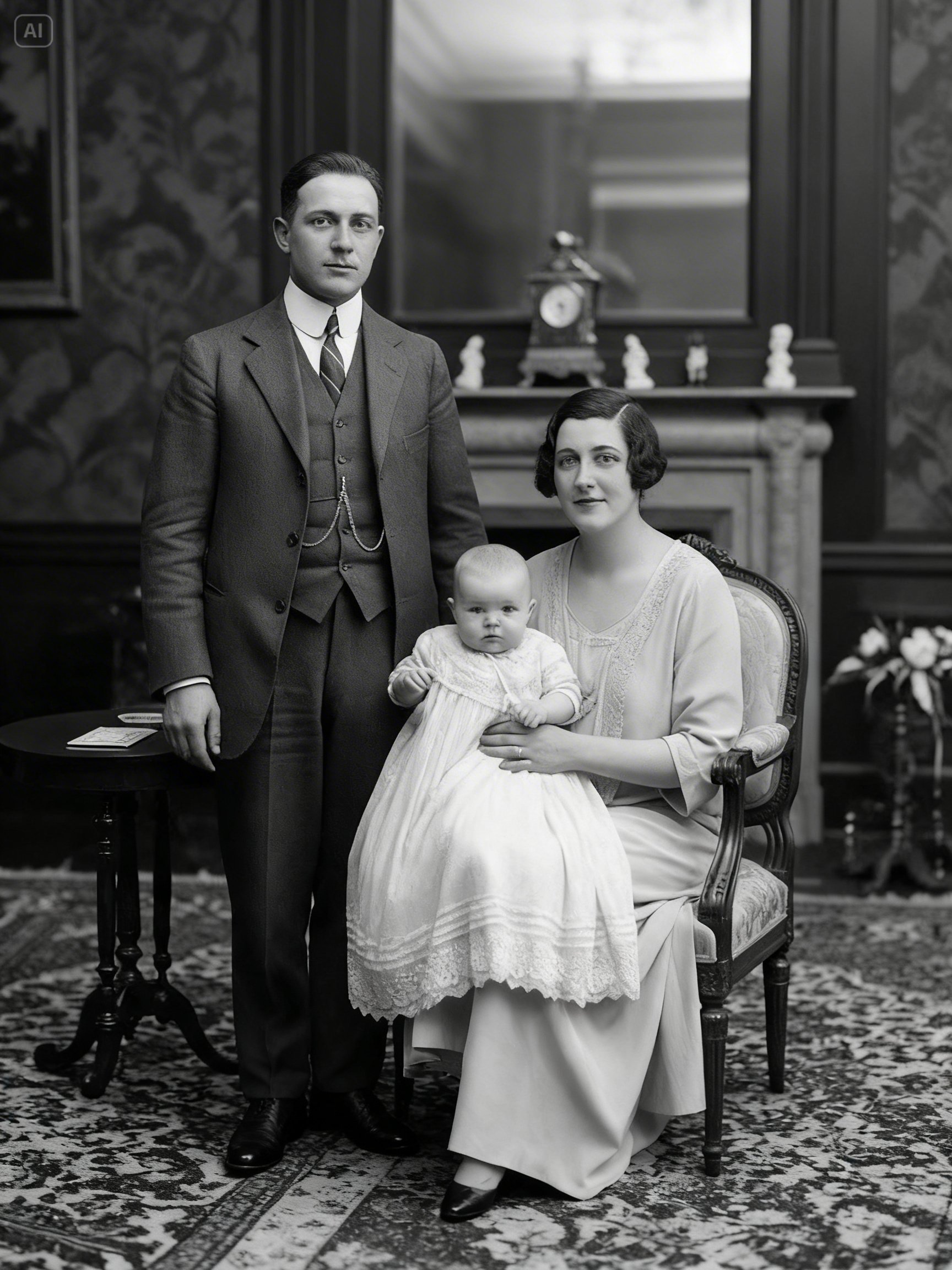 This 1903 Family Portrait Looks Peaceful — Until You See What’s in the Mirror