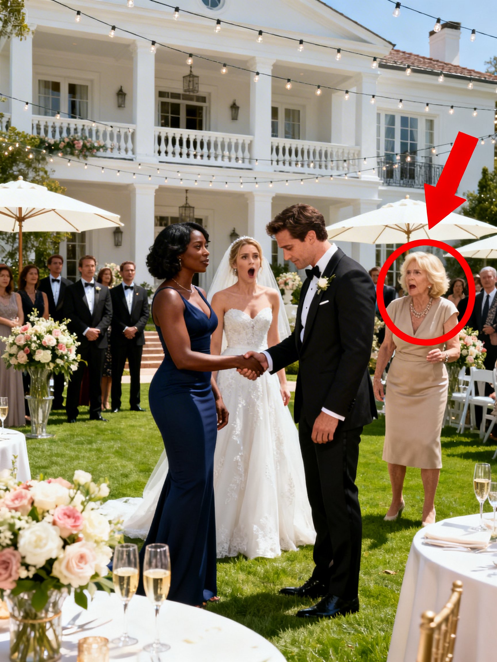 Everyone Avoided Black Woman at the Wedding — Until the Groom Said Her Name and Everything Changed
