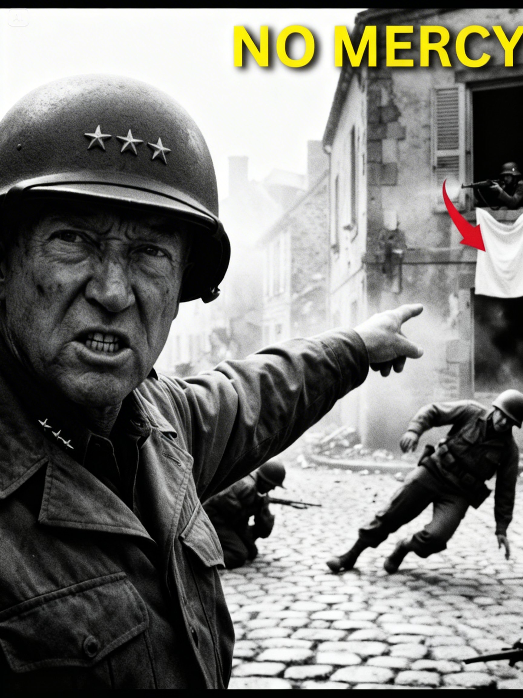 What Patton Did When German Snipers Hid Behind Fake Surrender Flags