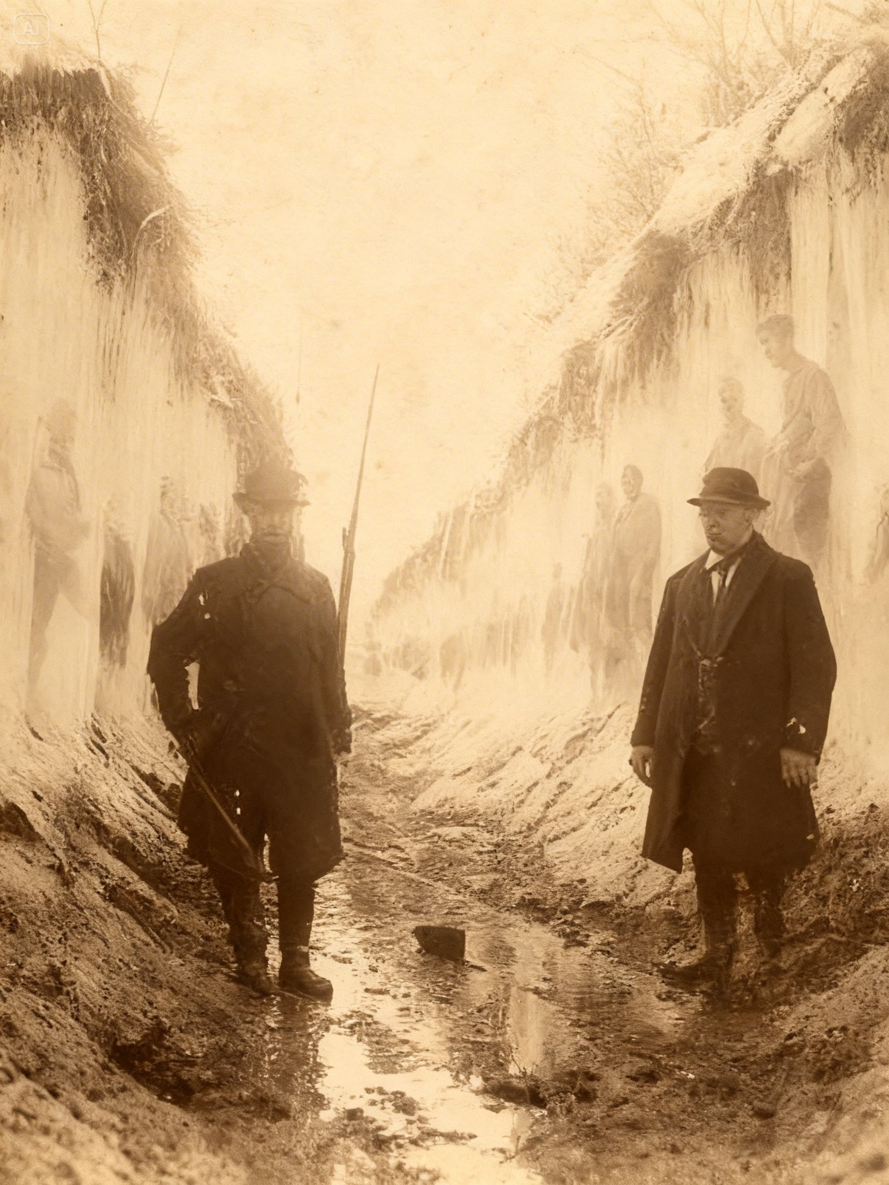 They Found the Workers Still Standing — Frozen Upright With Shovels in Their Hands