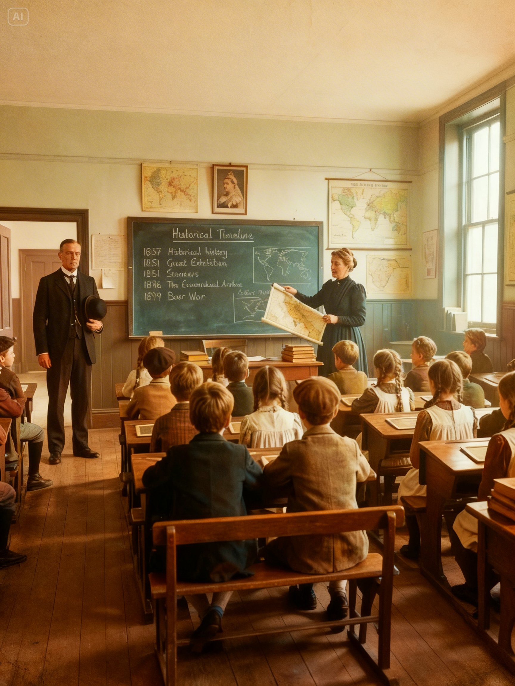 The Last Schoolteacher Who Taught the Original History — What She Was Told to Stop Saying (1901)