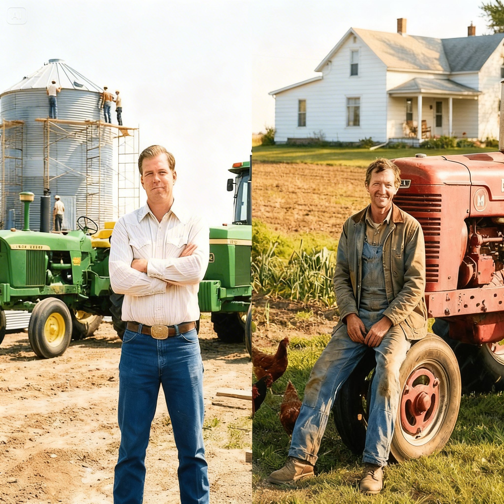 Two Brothers Split Their Father’s Land — One Chose a John Deere, One Chose Dad’s Farmall Only One S