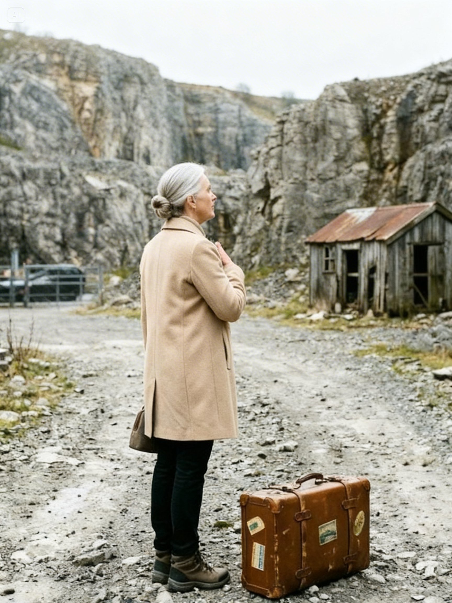 Betrayed By Her Husband, She Rebuilt Her Life Inside a hidden cabin in a quarry. 6 Months Later…