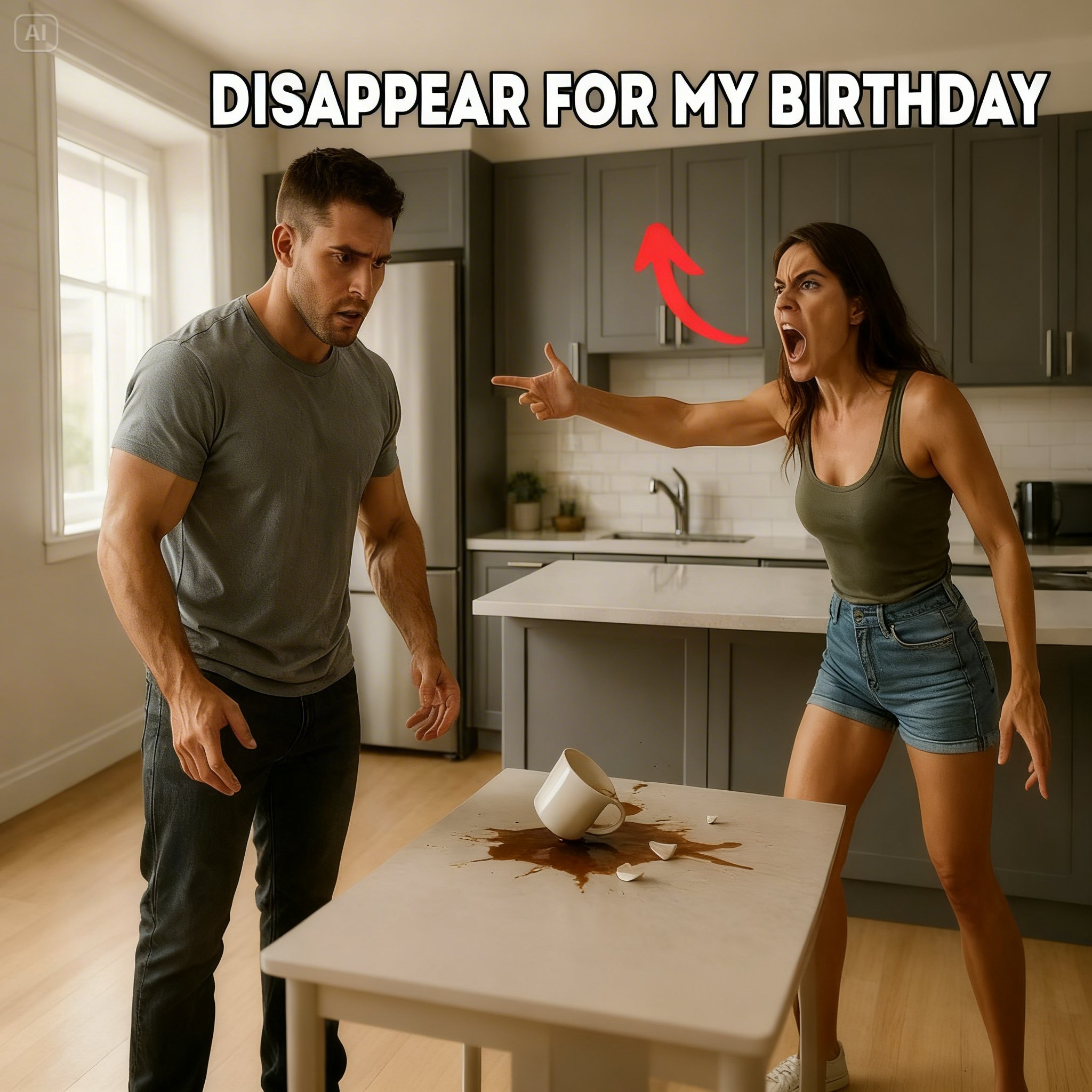 I Asked My Wife What to Get her for her Birthday. She Said, “Just Disappear.”