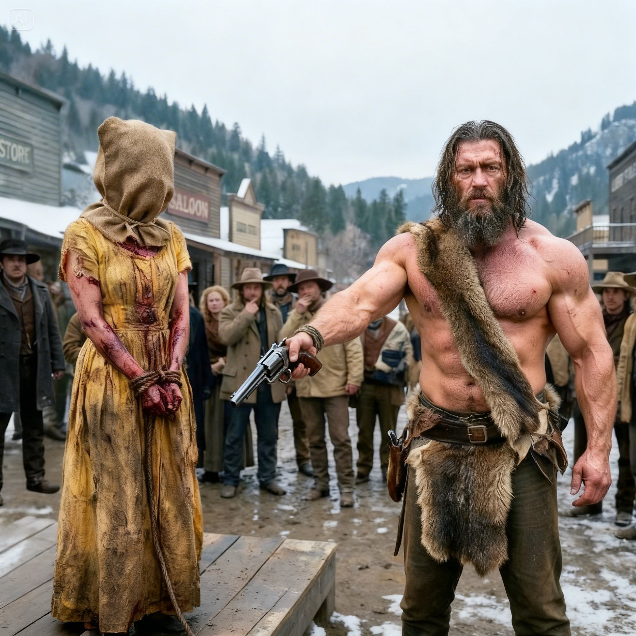 Poor Mountain Man Paid $1 for Hooded Woman — One Sentence Revealed Her Secret