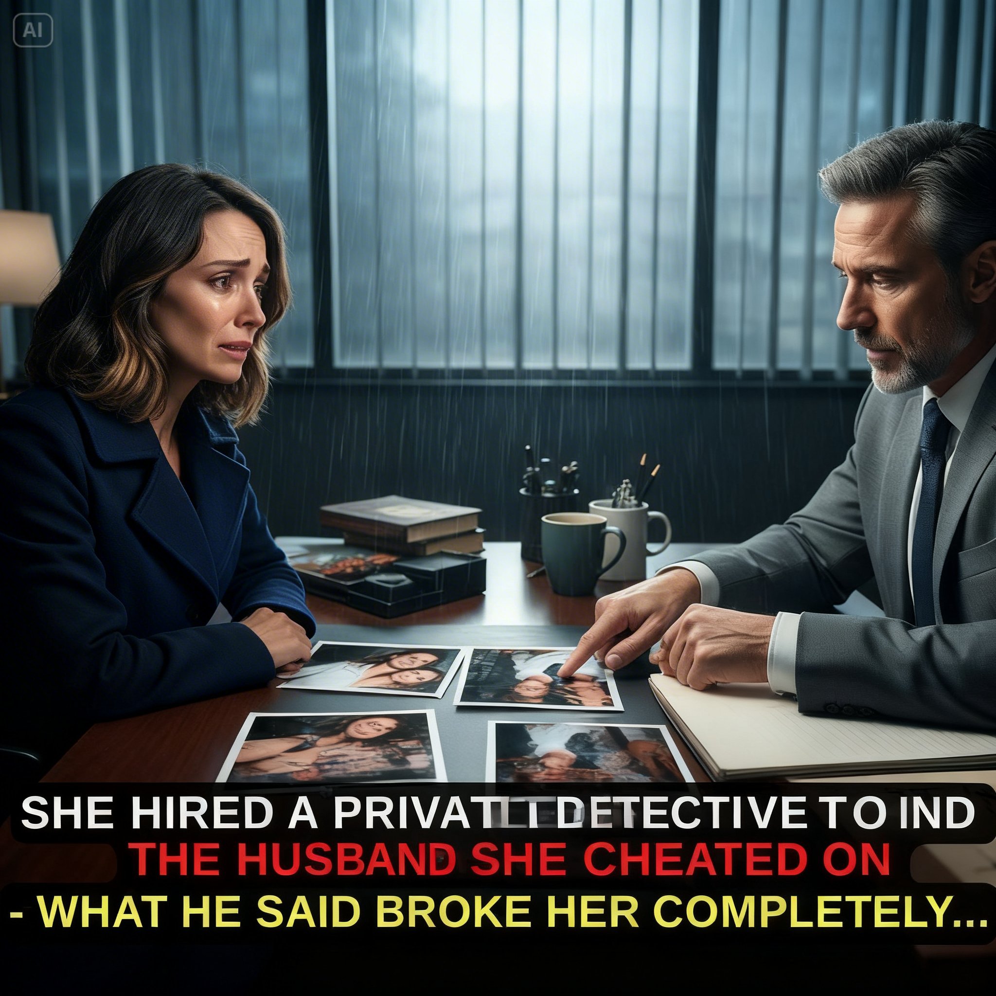 She Hired A Private Detective To Find The Husband She Cheated On — What He Said Broke Her Completely