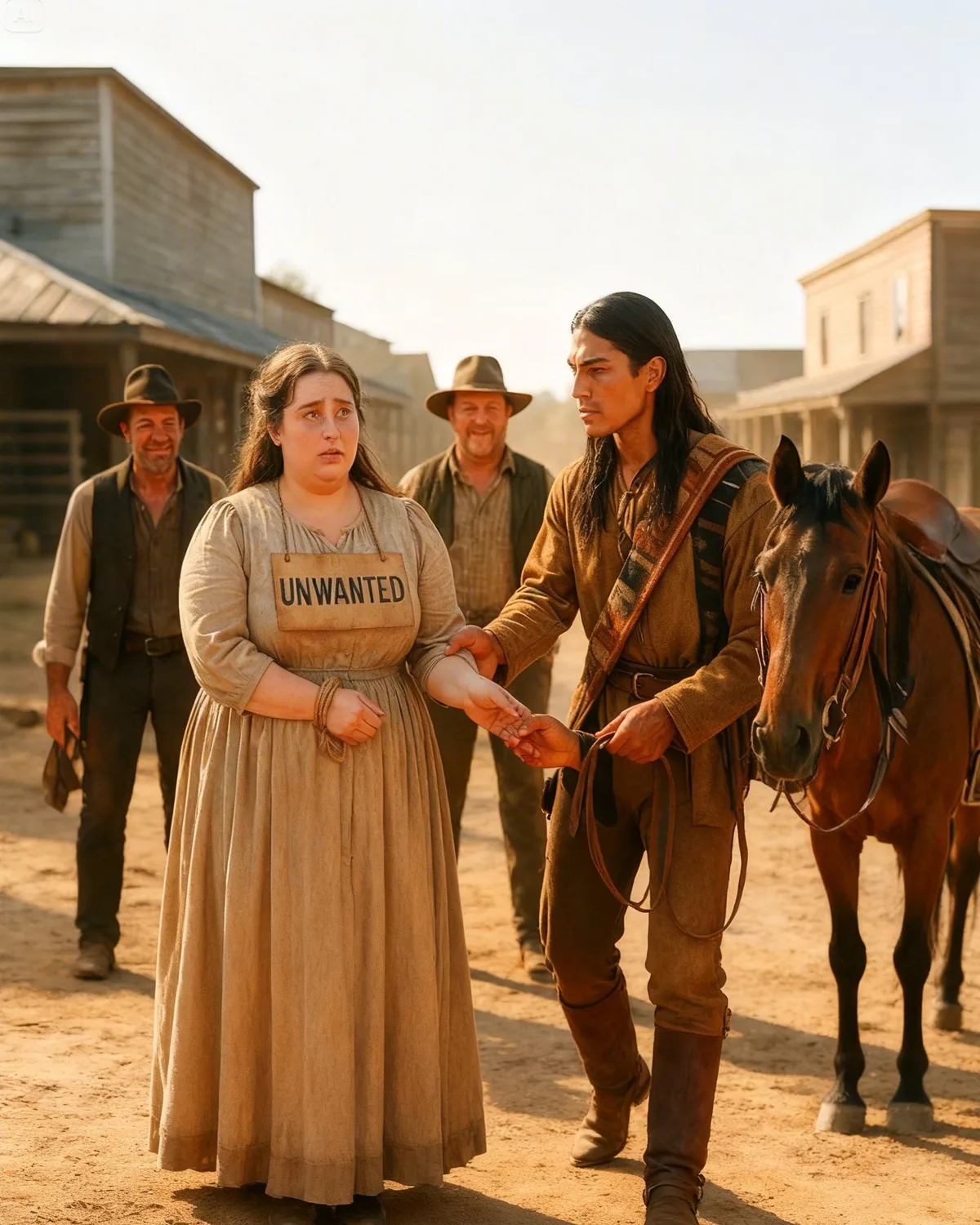 They Mocked Her Weight and Gave Her AwayโUntil a Lakota Man Called Her His Bride