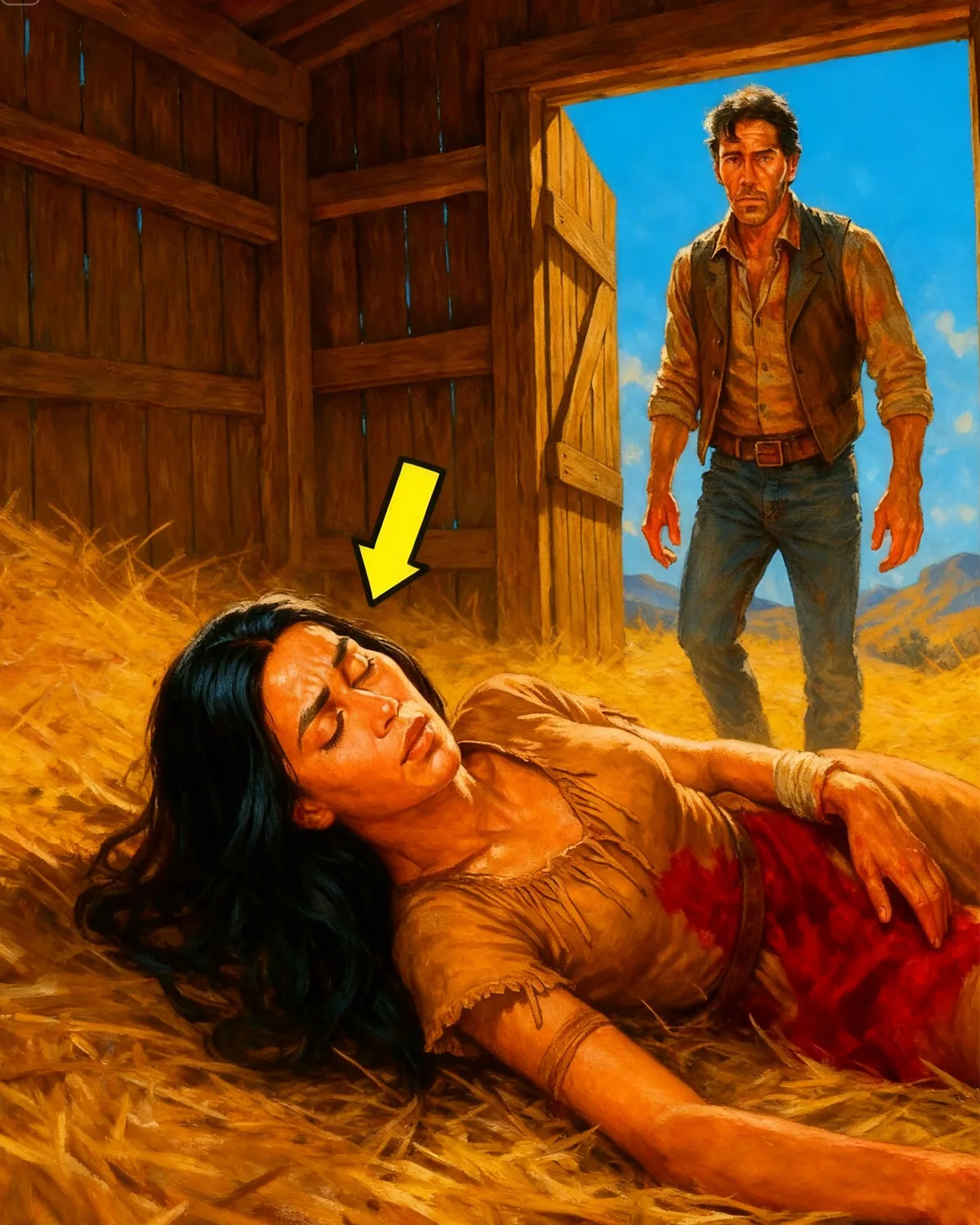 A Lonely Rancher Found a Wounded Comanche Woman in His Barn — His Kindness Started the Most Unlikely