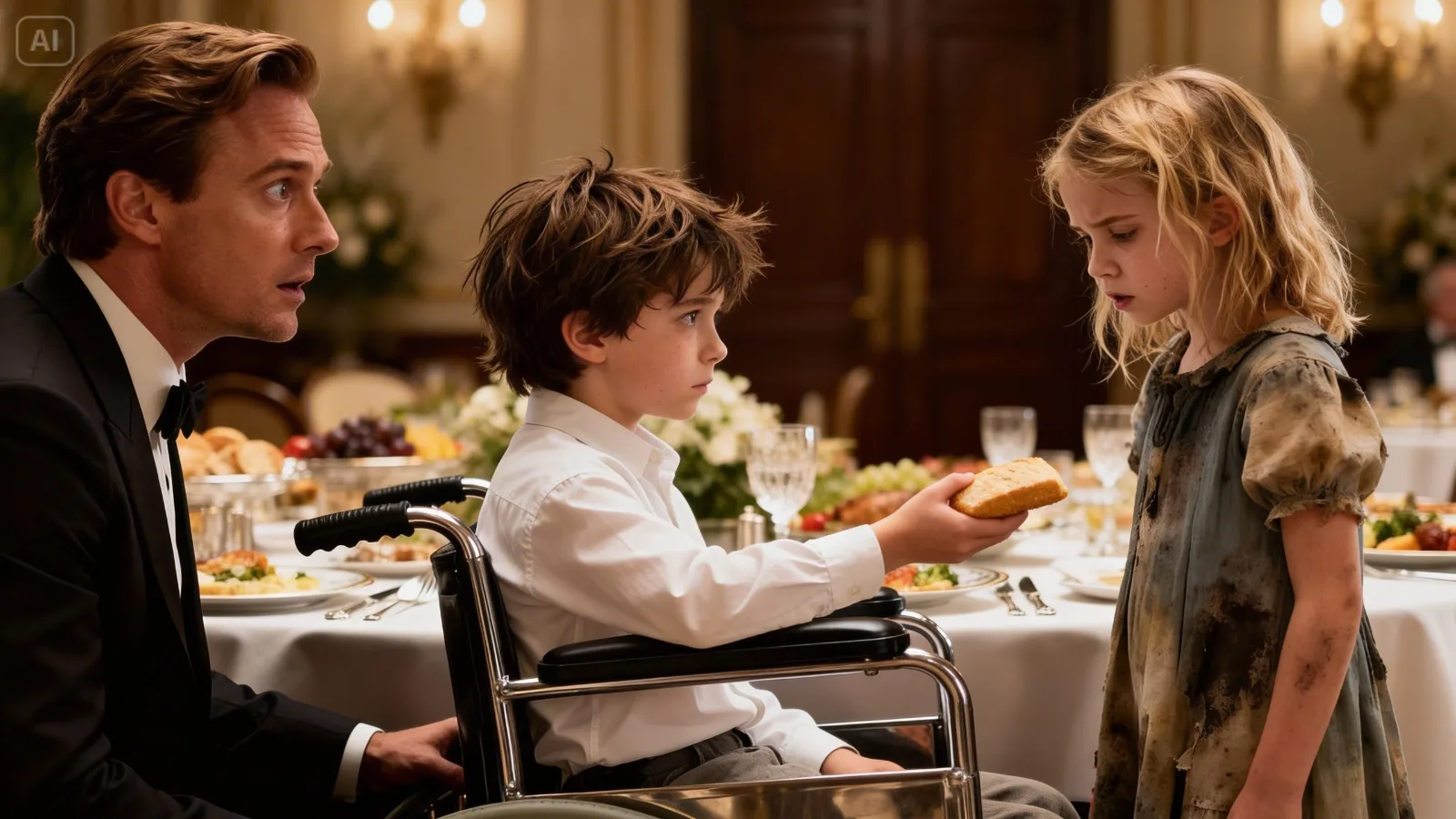 “Give Me Food And I’ll Heal Your Son!” The Millionaire Laughs — Seconds Later, He Freezes…