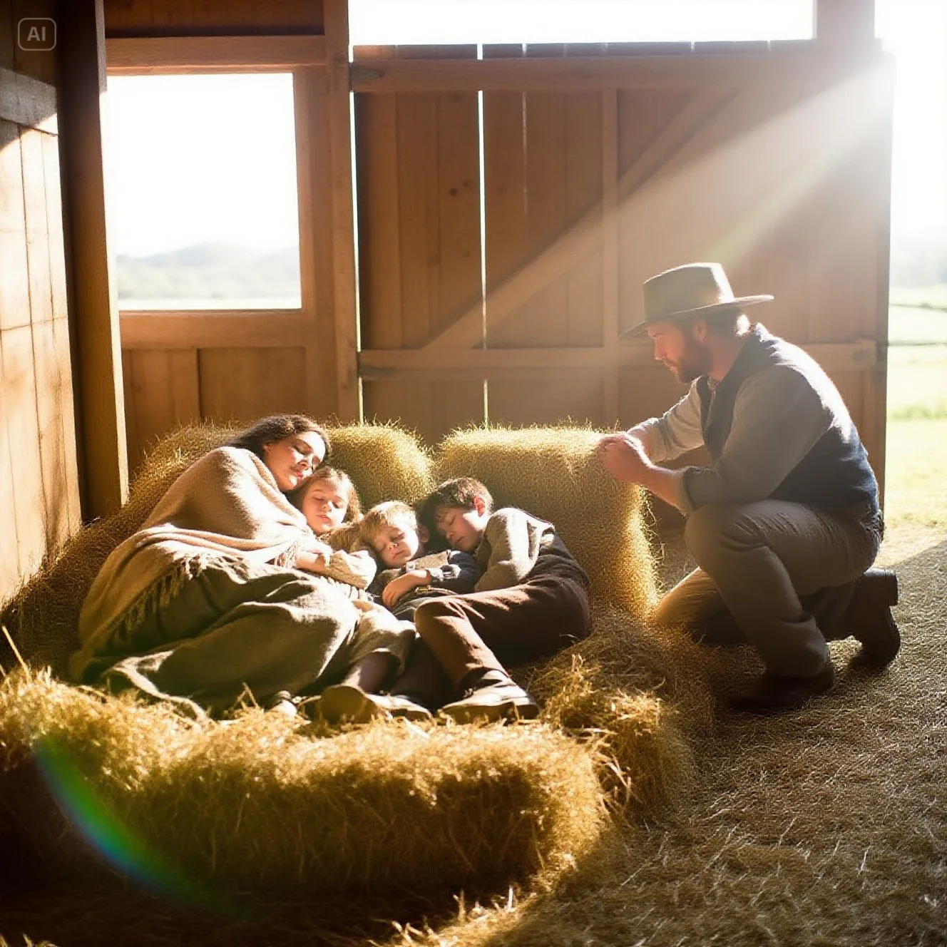 Poor Rancher Found Her Sleeping With Orphans — She Was Keeping Them Warm