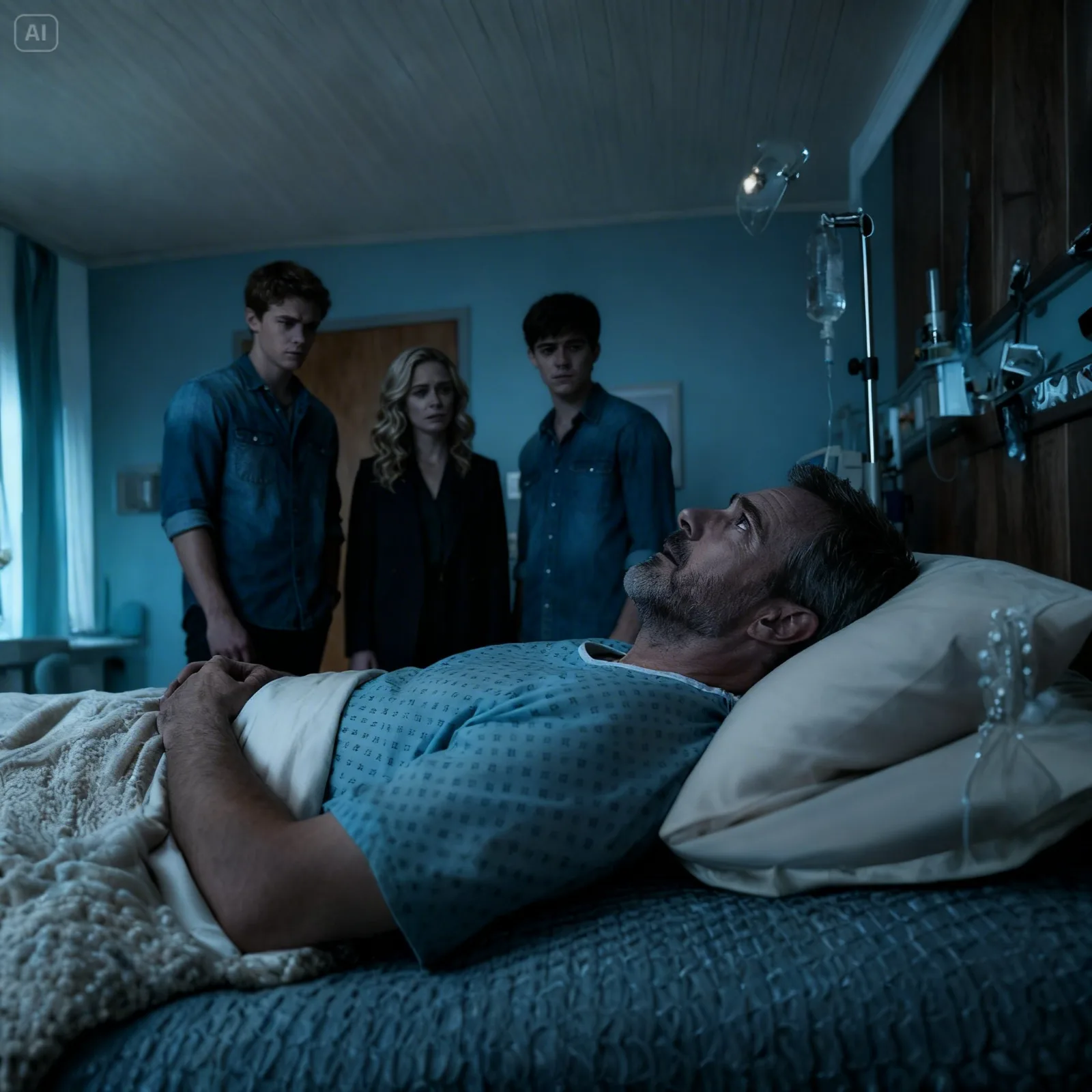 I woke up from the coma just in time to hear my son, Ethan, whisper to his sister: ‘When he dies, we’ll put the old woman in a nursing home