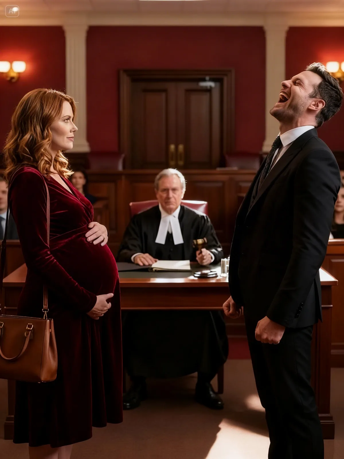 The husband laughed during the divorce hearing—until the judge announced her true marital status.