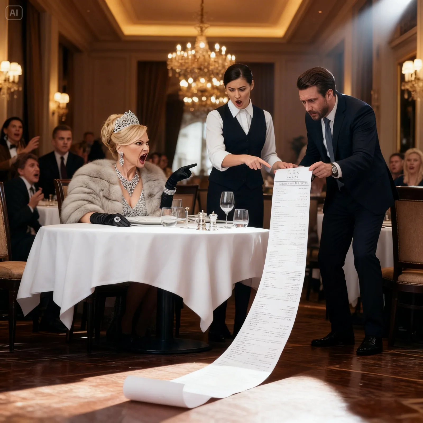 Billionaire’s Wife Calls Waitress Illiterate — What The Girl Did Next Silenced The Room