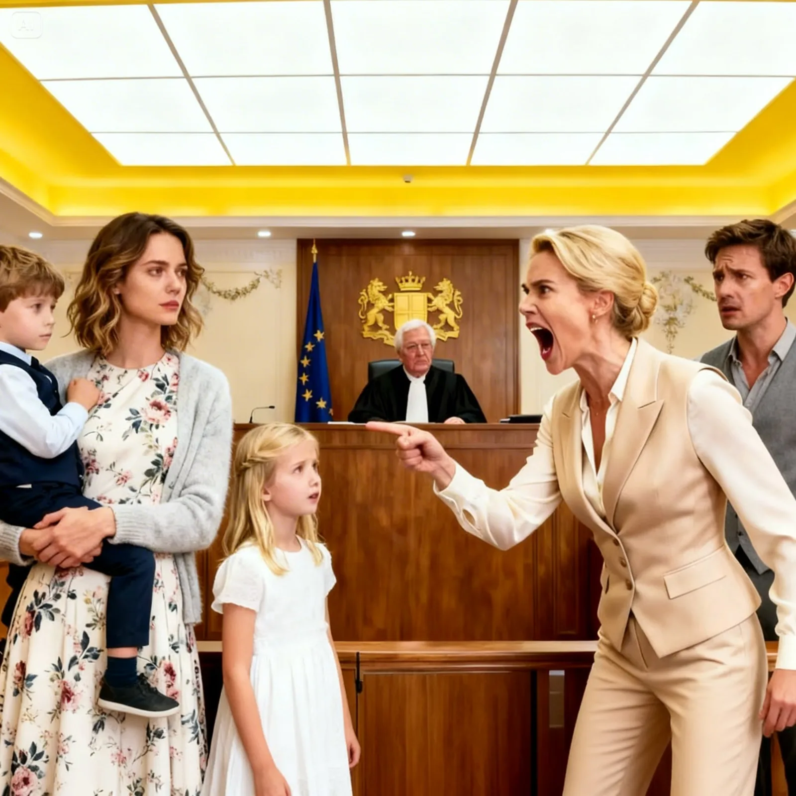 She Arrived With Twins at the Hearing… Then the Judge Exposed a Secret No One Expected!