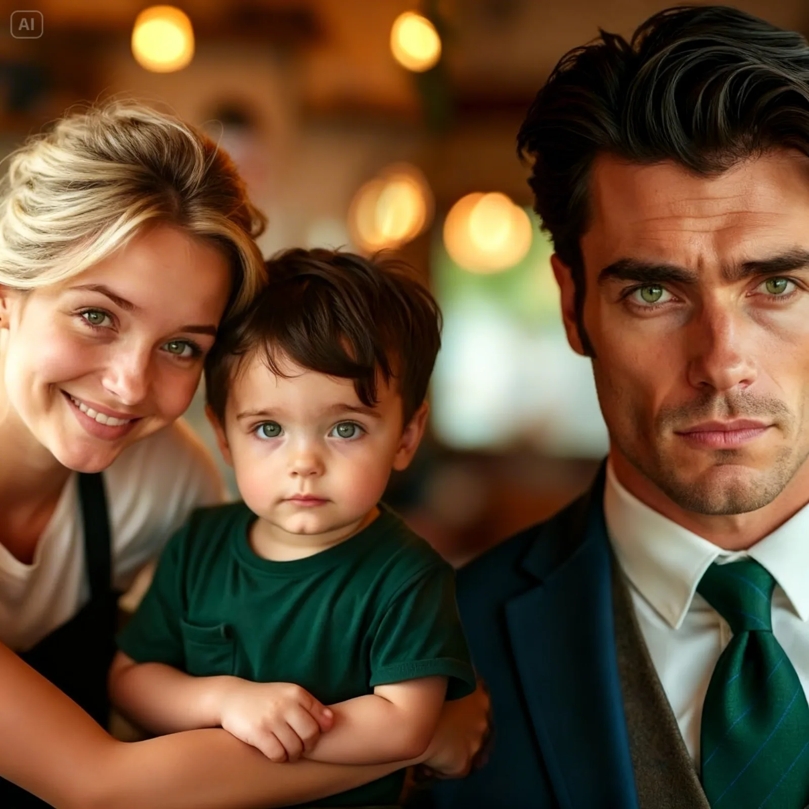 Millionaire CEO walked into a café — and heard a little boy calling his ex “Mom.”