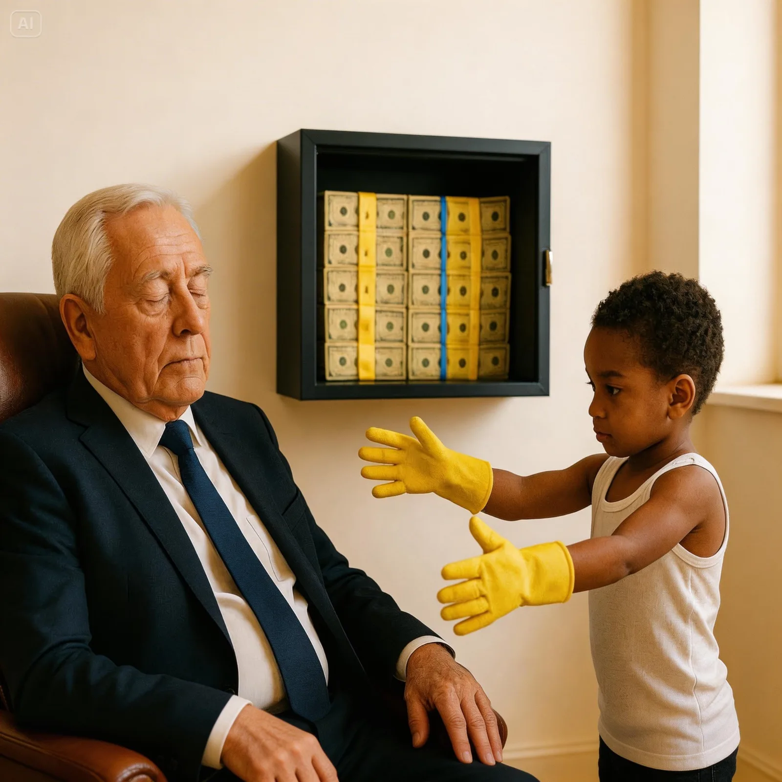 Billionaire Pretends to Sleep to Test His Maid’s Son – What the Son did next Froze Him