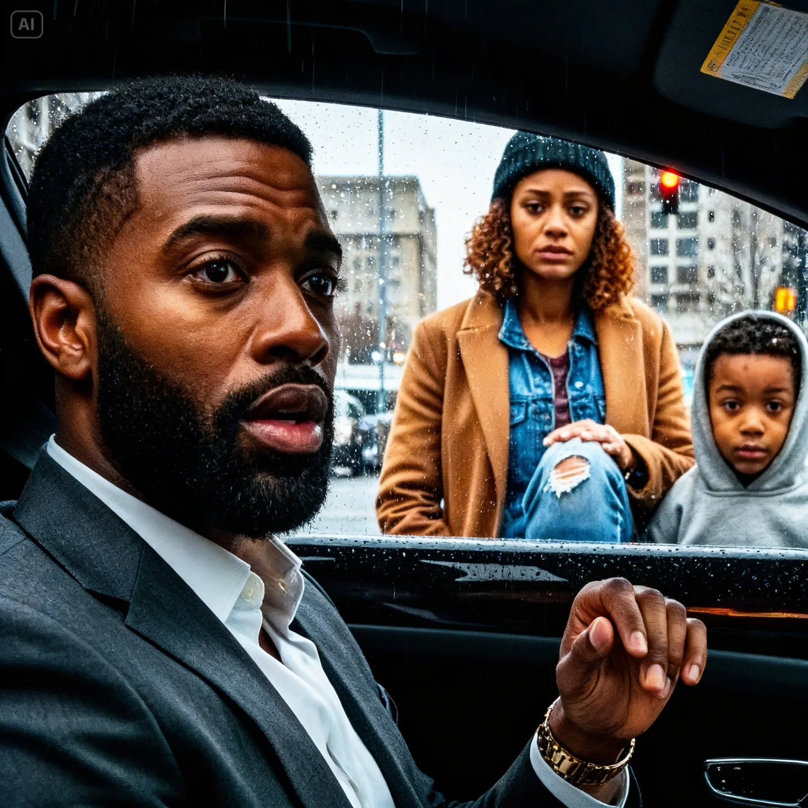 MILLIONAIRE CEO SAW HIS CHILDHOOD LOVE HOMELESS AND WITH A CHILD–TEARS DROPPED DOWN AS HE SAW HER..