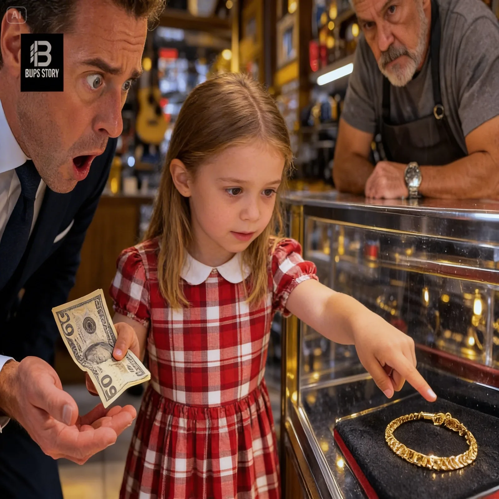 A Black Little Girl Offered $50 to Redeem a Bracelet — Her Words Left the Billionaire Stunned