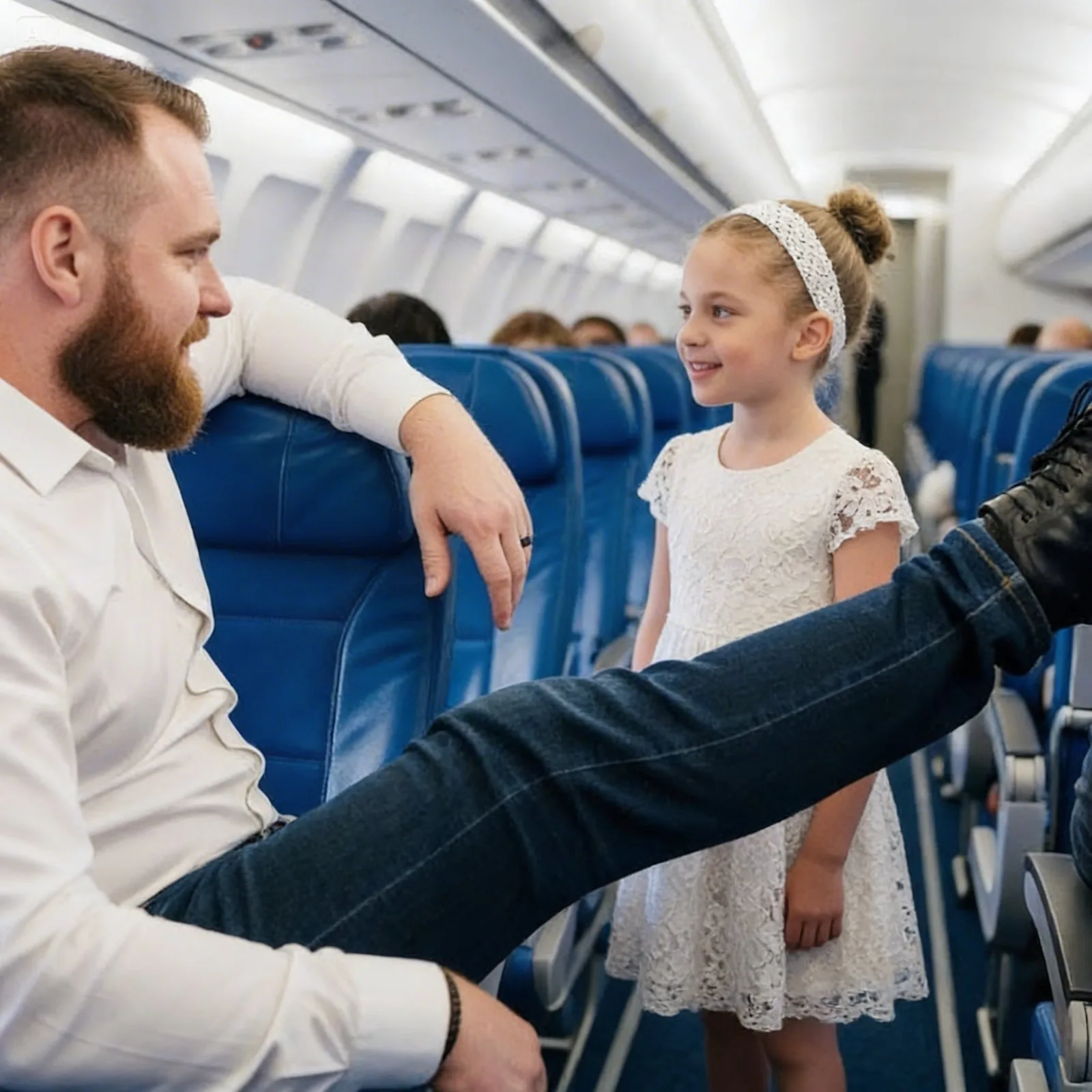 White Passenger Took a Black Billionaire Girl’s Seat — What Happened Next Grounded the Flight