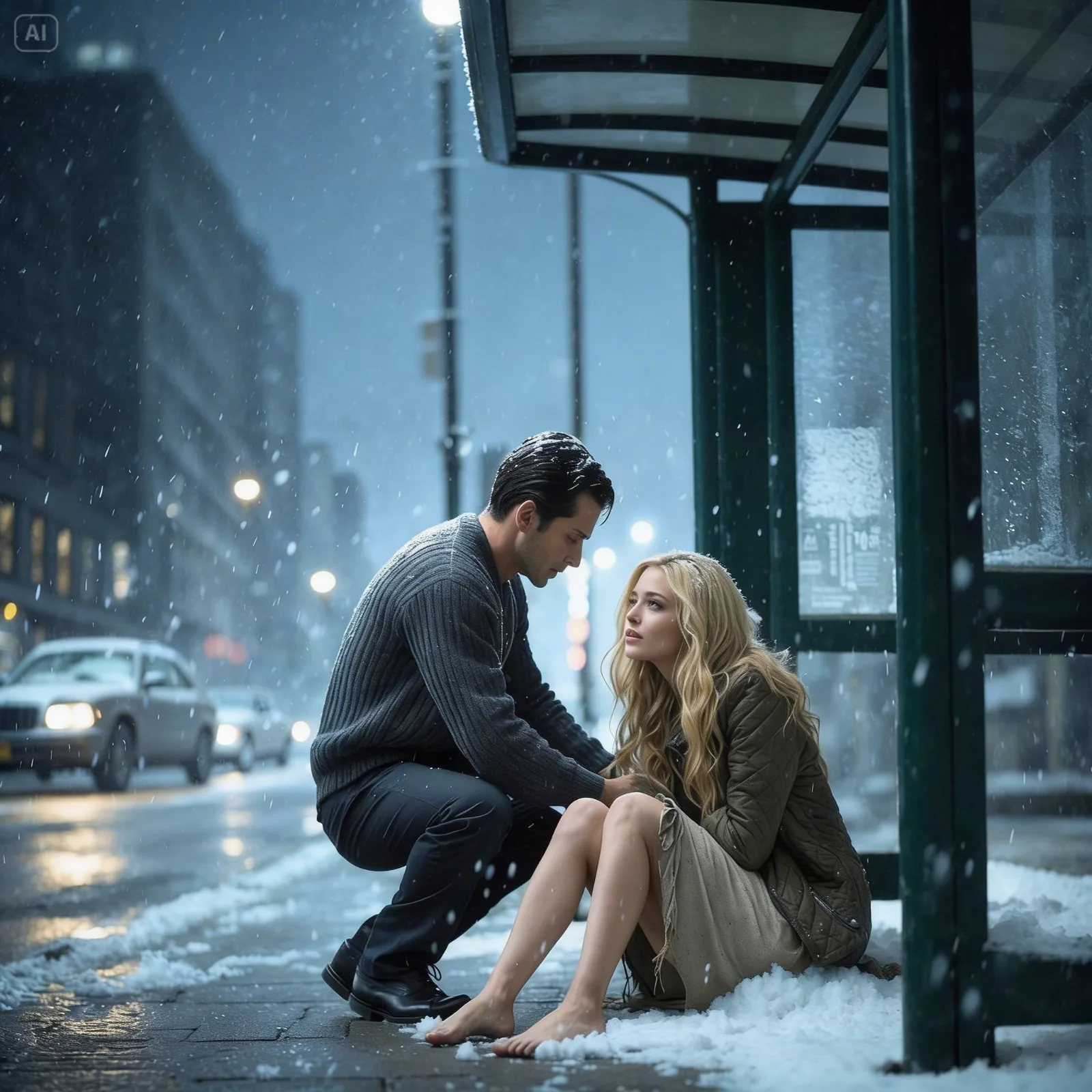 He Offered His Jacket to a Shivering Woman at the Bus Stop—Not Knowing She Was a CEO Who…