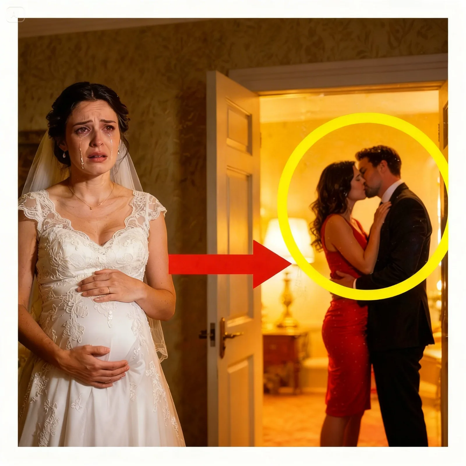 Pregnant Bride Caught Groom Cheating The Hour Before Wedding; Her Next Move Shocked Everyone