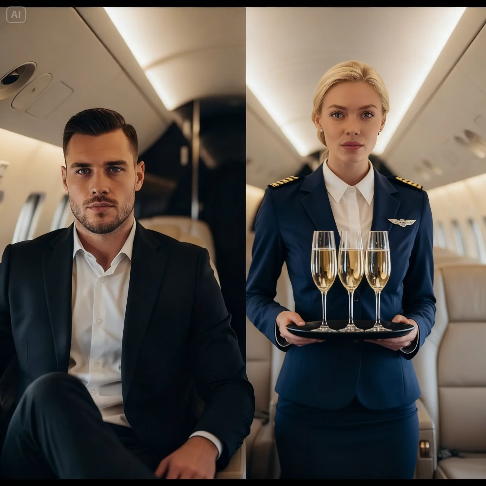 After 5 years the billionaire CEO found his missing wife working as a flight attendant