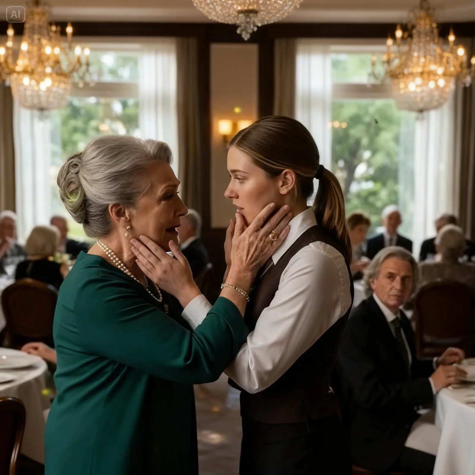 Grandma Saw the Waitress — Then Whispered, ‘You Have My Daughter’s Eyes!’ — Seconds Later, the..