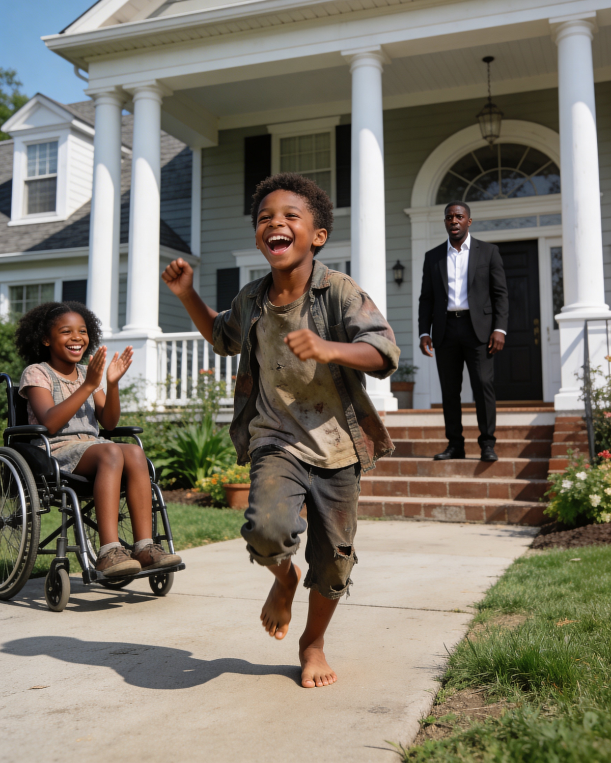 Billionaire Finds Homeless Boy Dancing for His Paralyzed Daughter… What Happens Next Will Shock You!