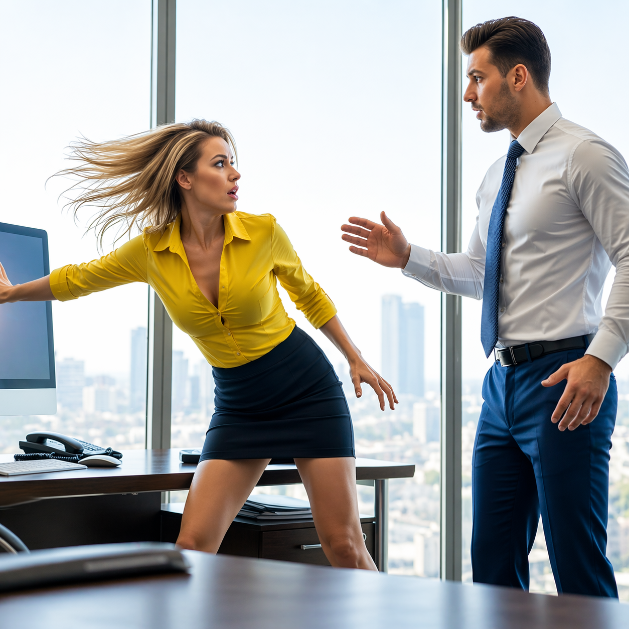 Single Dad Fixed Female CEO’s Computer And Accidentally Saw Her Photo. She Asked, “Am I Pretty?”