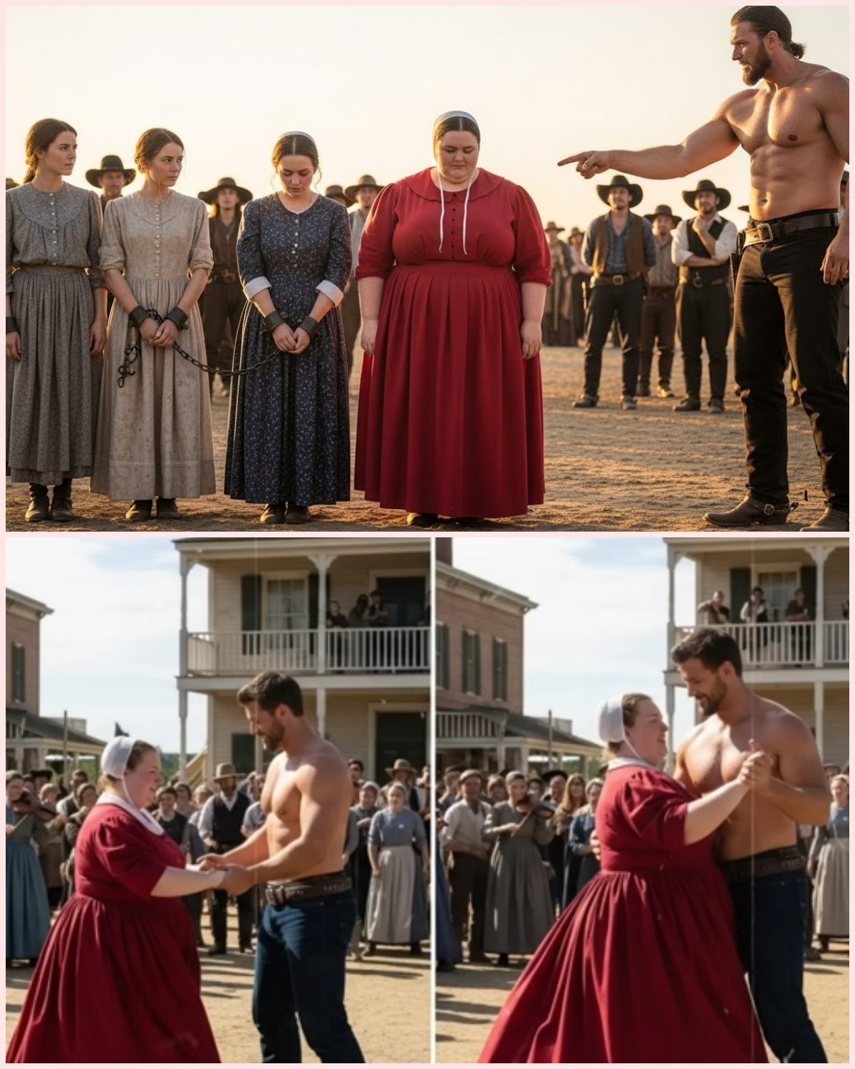 Choose Any Woman You Want, Cowboy — the Sheriff Said… Then I’ll Marry the Obese Girl