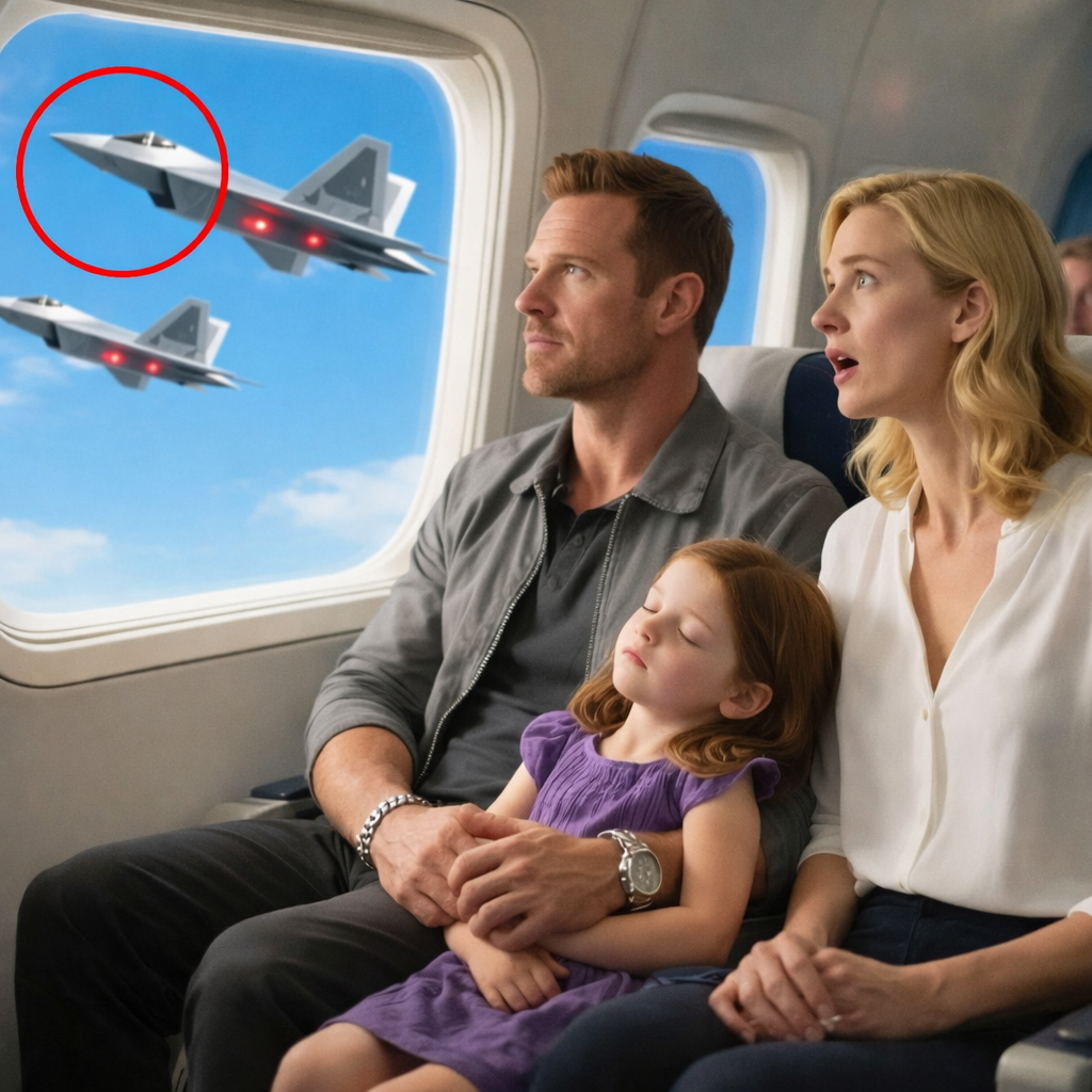 They Mocked the Single Dad in 12F — Until His Hand Signal Made the F-22 Pilots Salute a General