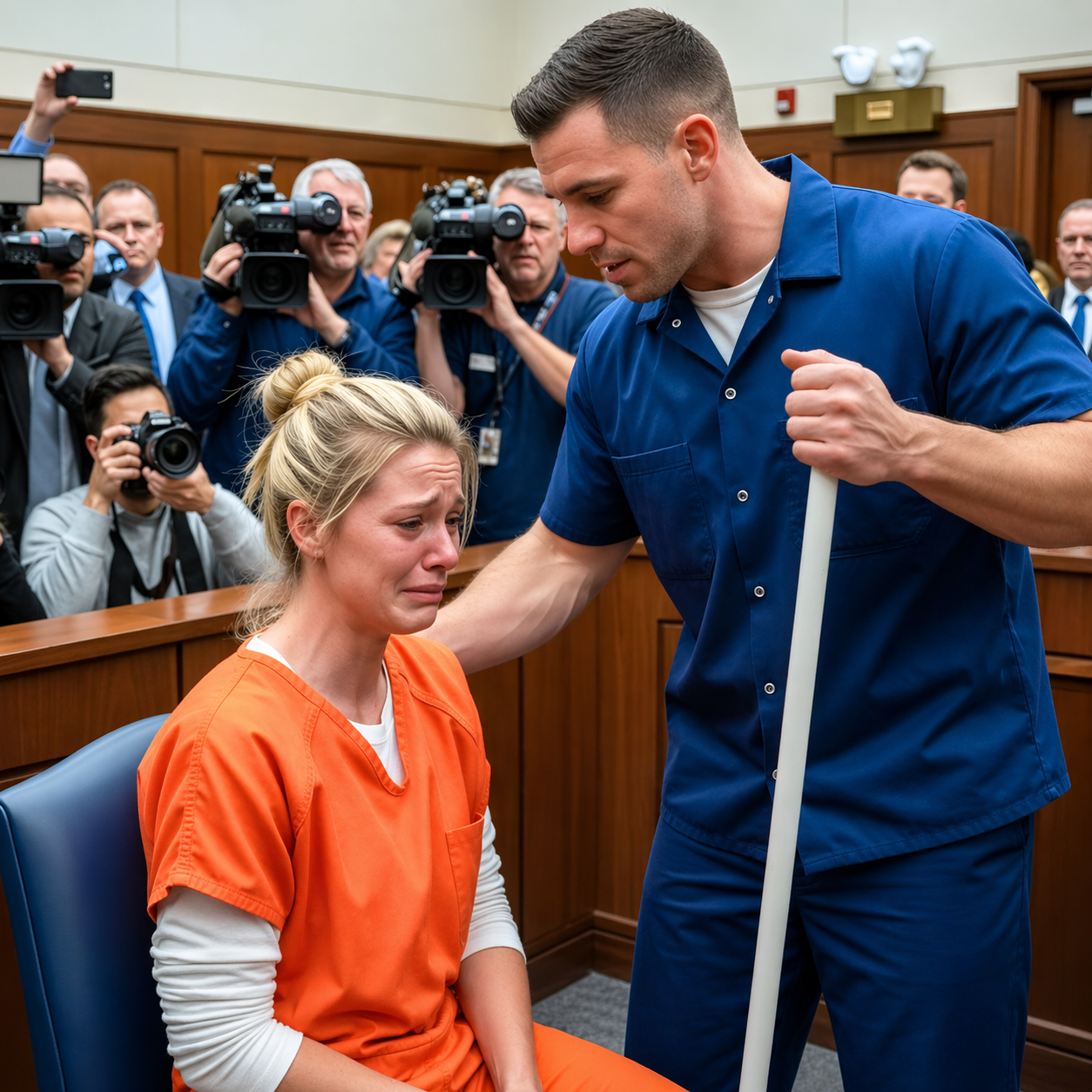 “I WILL DEFEND HER!” — A Janitor Single Dad Saved a Billionaire After Her Lawyer Abandoned Her