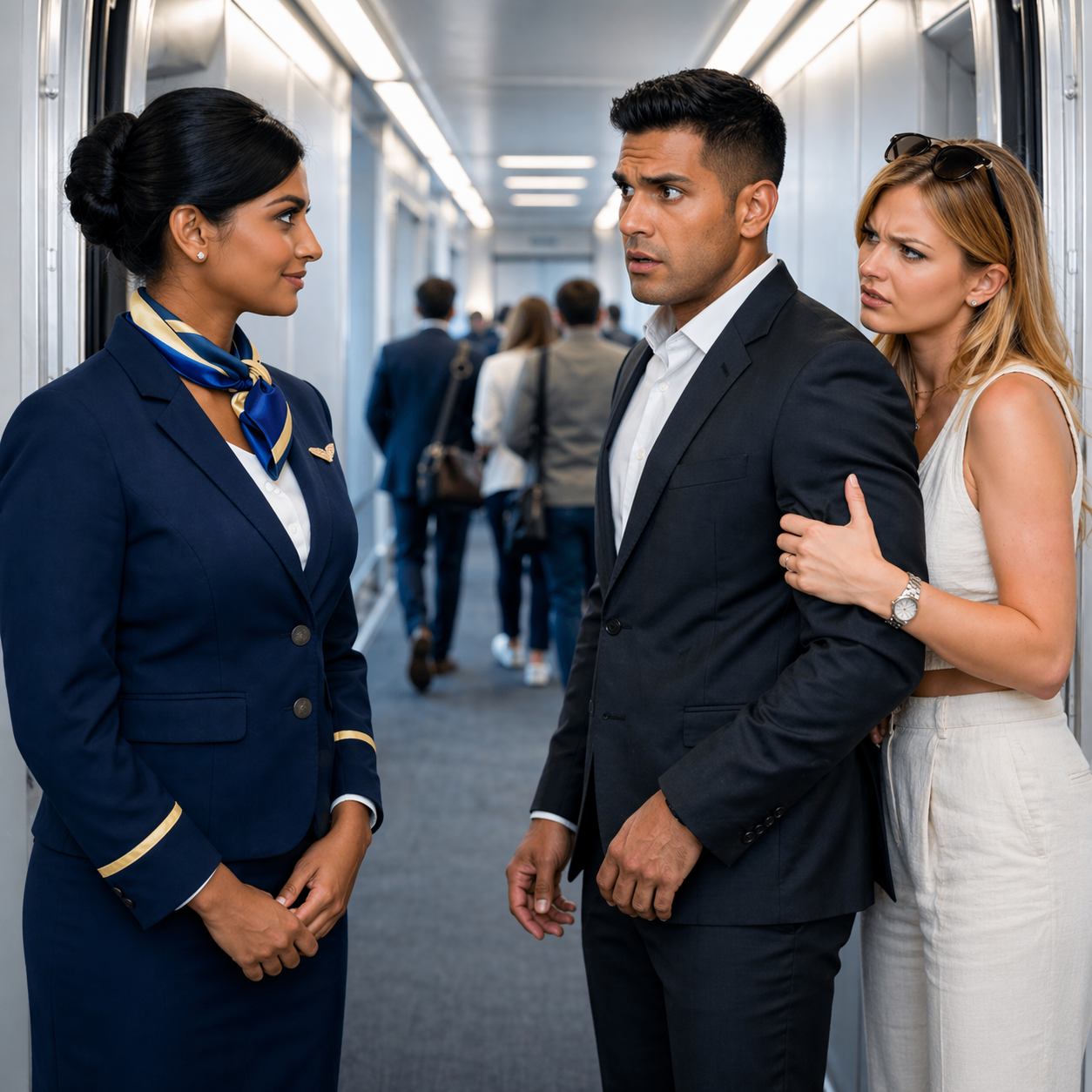 Billionaire Flew His Mistress First Class — His Wife Was the Flight Attendant