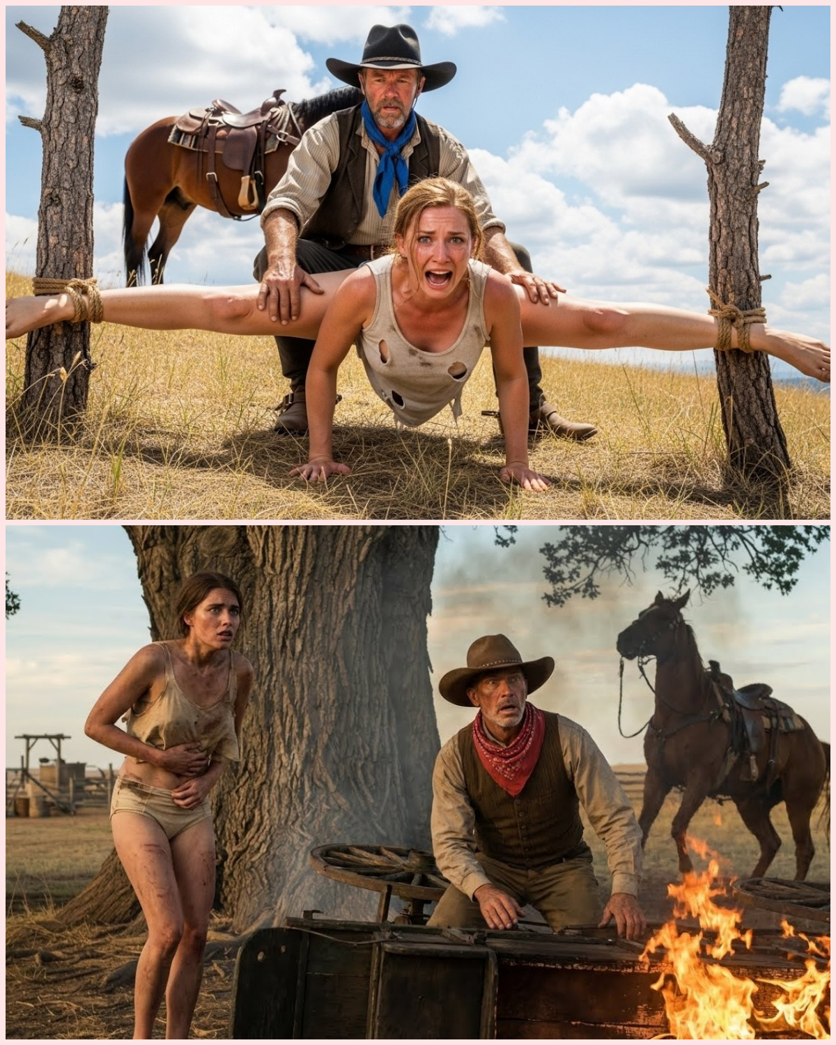 “Please… Not Like This”— The Rancher Held Her Down…Then Did Something Unthinkable. Wild West Stories