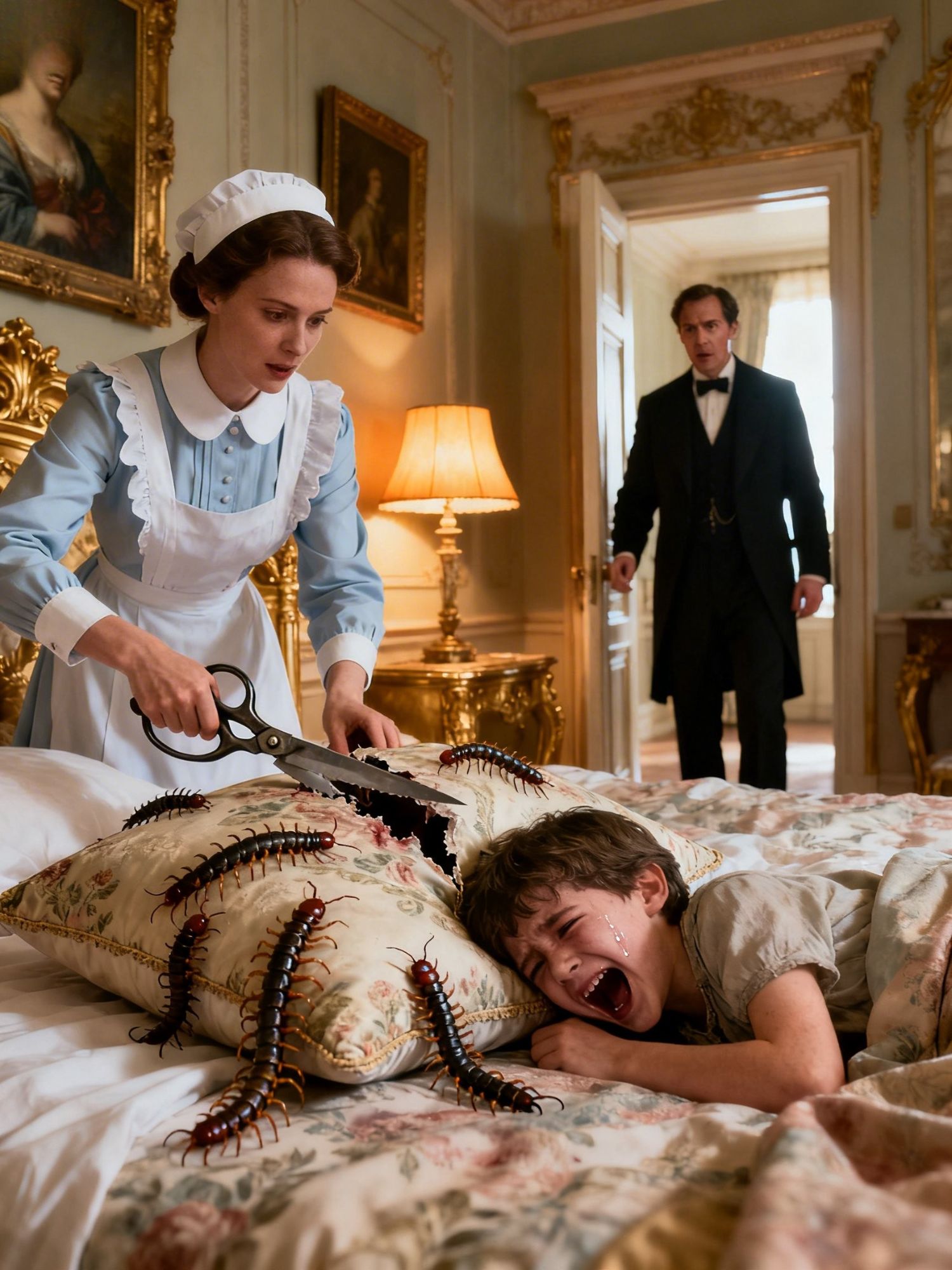 A BILLIONAIRE’S SON SCREAMED IN HIS SLEEP EVERY NIGHT… UNTIL THE NANNY OPENED HIS PILLOW AND DISCOVERED THE SHOCKING TRUTH…