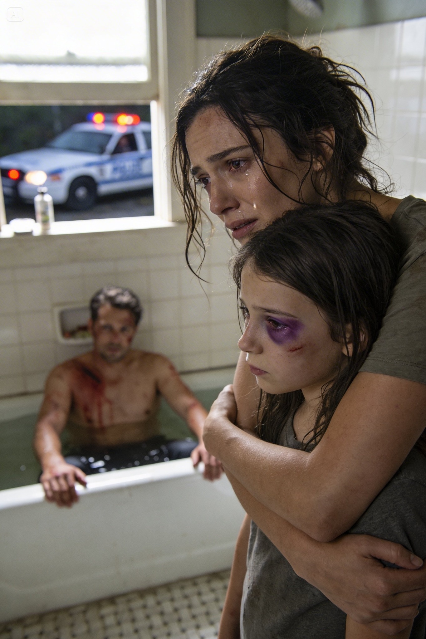 My 5-year-old daughter spent over an hour in the bathroom with my husband… When I asked him why, he remained silent, so I went to see for myself, and what I saw made me want to call the police.