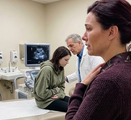 My 15-year-old daughter had been complaining of nausea and stomach pain. My husband said, “She’s just faking it—don’t waste time or money.” I took her to the hospital in secret. The doctor looked at the scan and whispered, “There’s something inside her…” I could do nothing but scream.