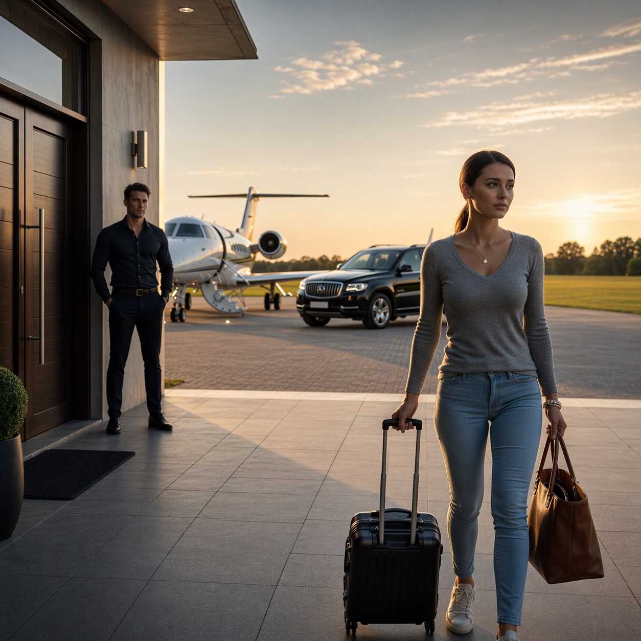 She Left Without a Word After the Broken Marriage — Hours Later, the Billionaire’s Jet Came for Her