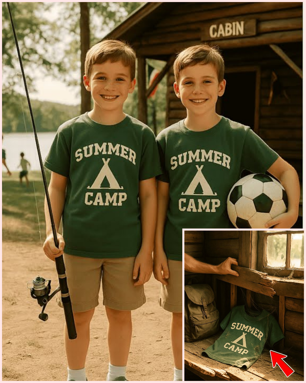 Twin Brothers Vanished at Summer Camp, 12 Years Later Counselor Opens Old Cabin Wall…