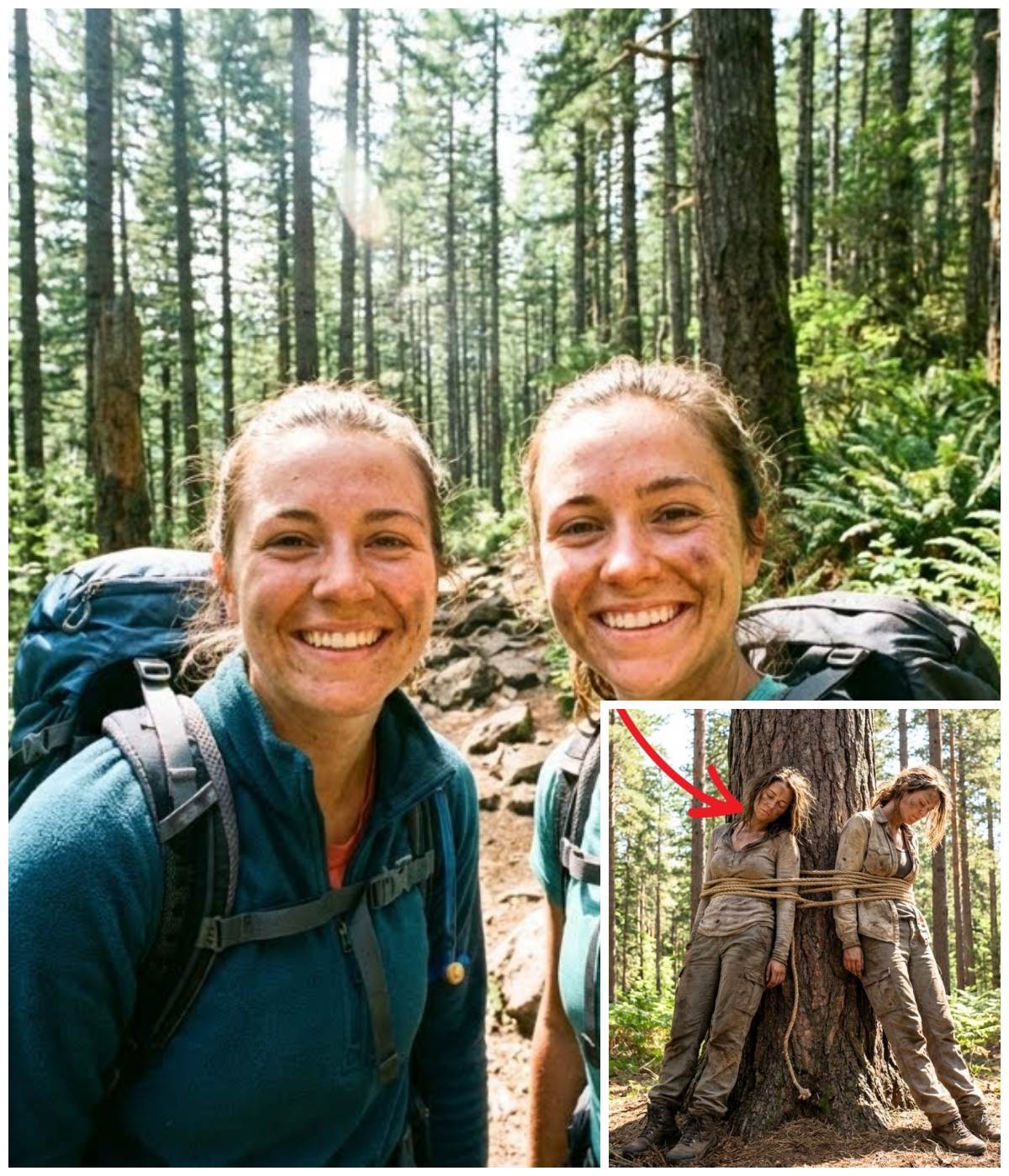 THEY VANISHED IN THE OREGON FOREST—3 MONTHS LATER THEY WERE FOUND TIED TO A TREE