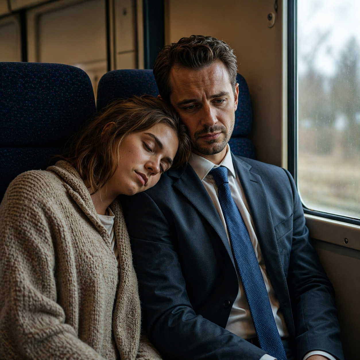 Poor Girl Falls Asleep On A CEO’s Shoulder On a Train, But Wakes Up At A Ranch Instead Of Her…