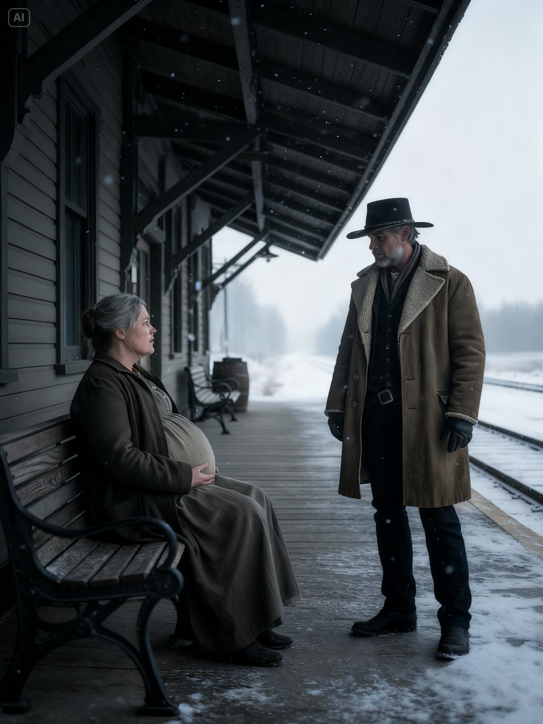 Too Old and Pregnant, She Was Left on the Platform, Until a Stranger Whispered, ‘You’re Mine Now’
