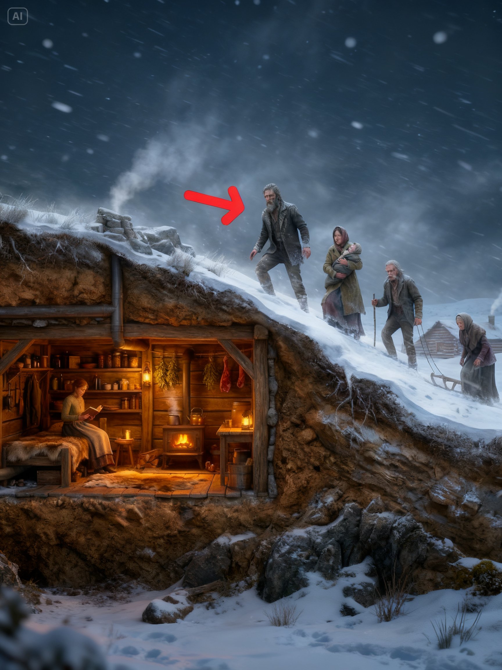 Kicked Out at 17, The Smoke Rose From the Hillside but There Was No Cabin — They Found Out Why