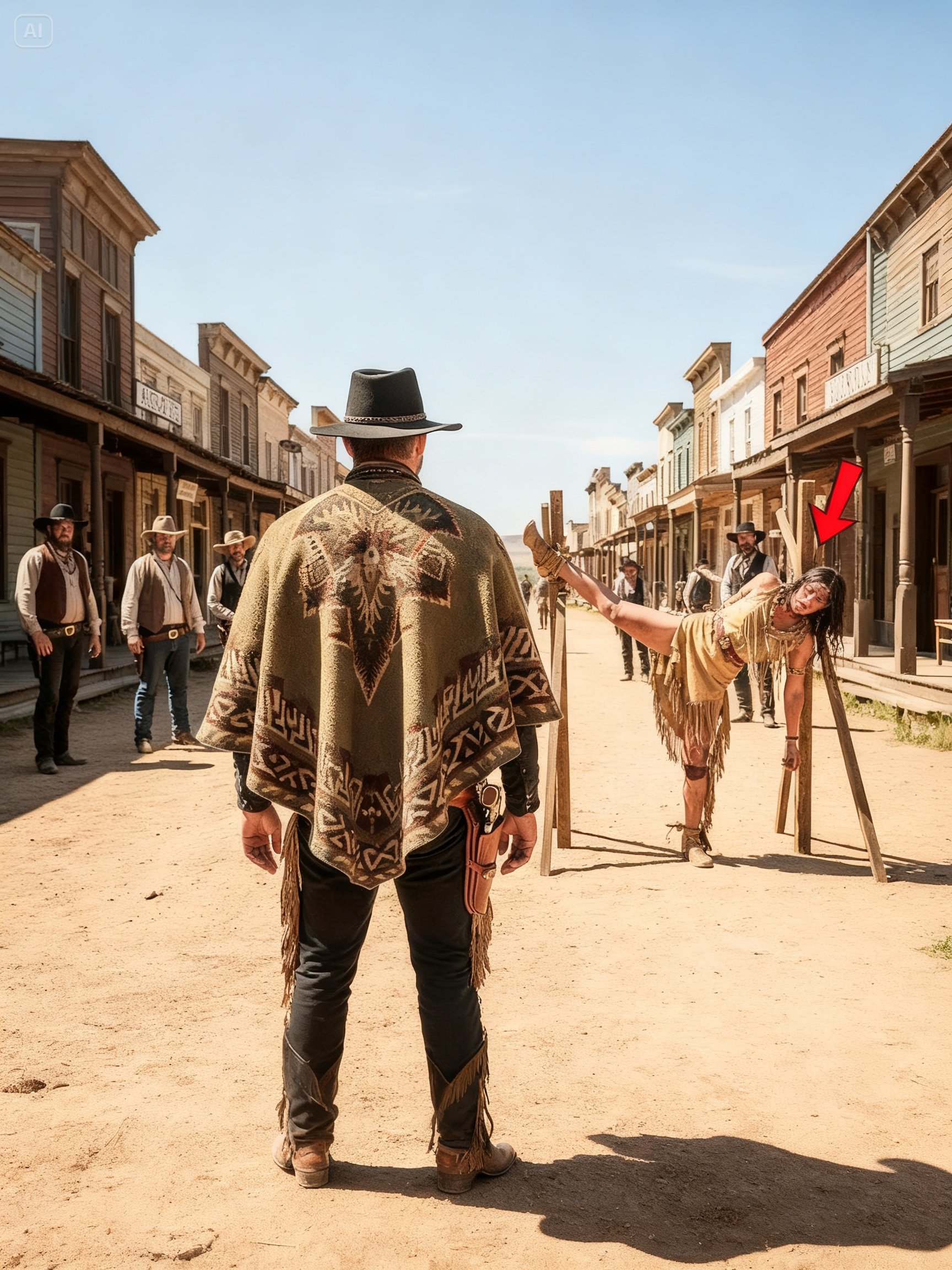 “Release Her!” Nameless Gunslinger Said To Most Notorious Thugs In Deadwood.