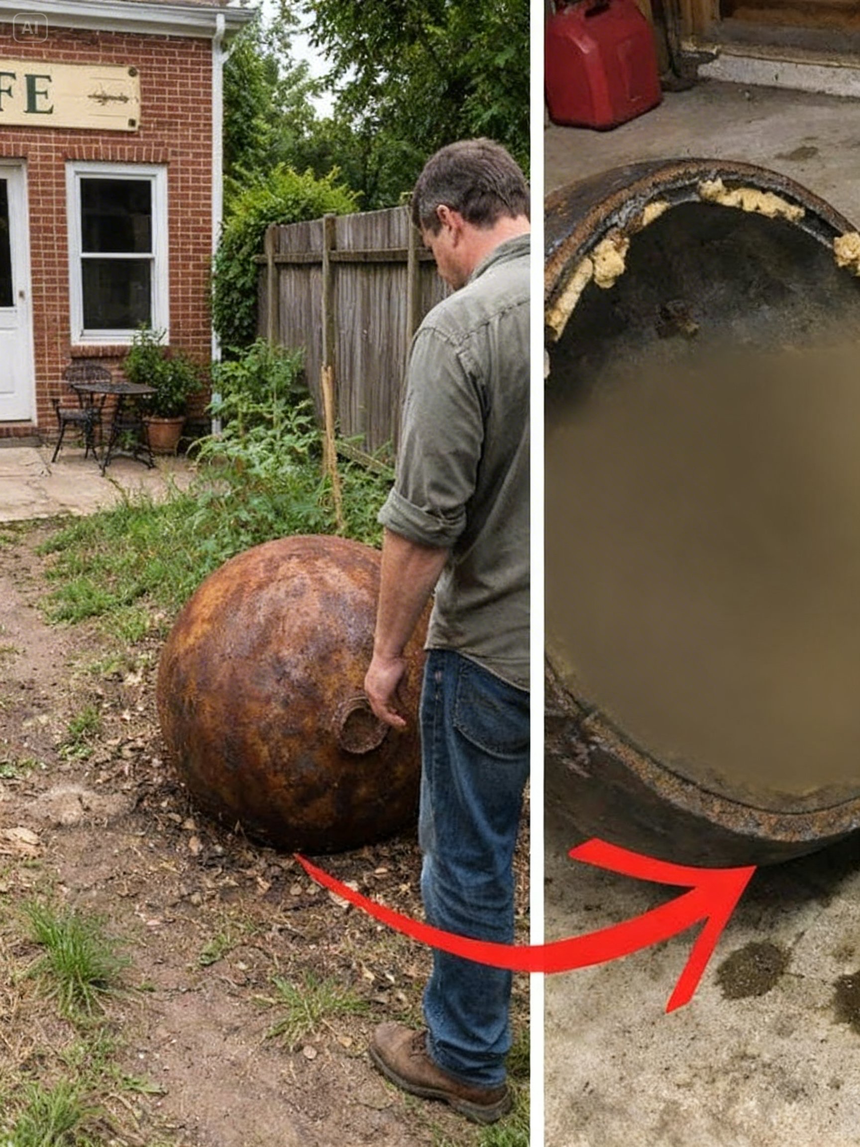 He Ignored Iron Sphere in His Garden for Decades, What Was Inside Shocked Even the FBI!