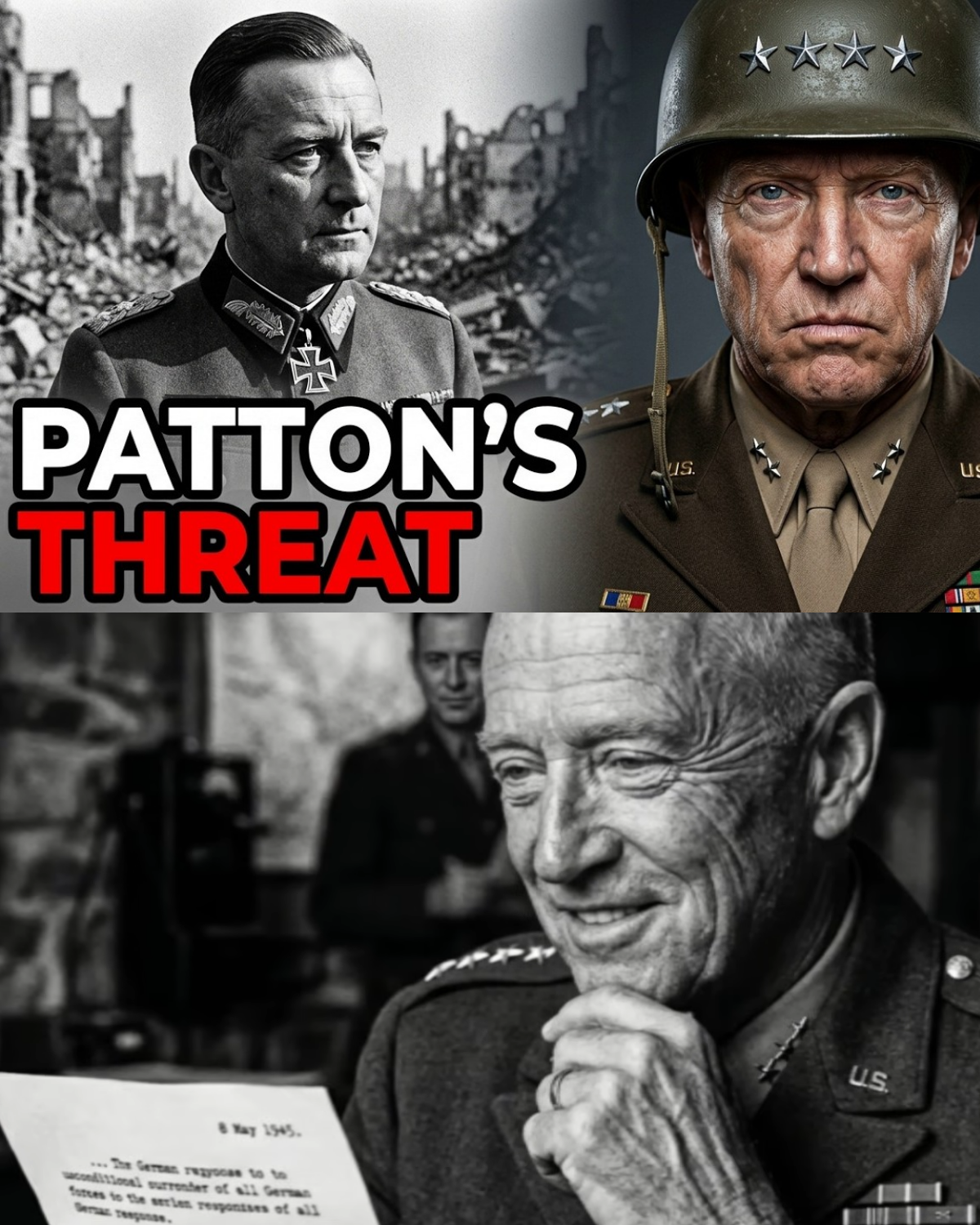 What Patton Said to the German Commander Who Booby Trapped an Entire City