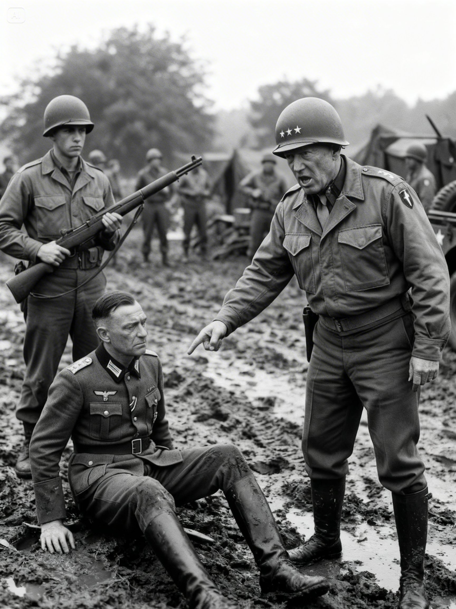 What Patton’s Men Did When the Arrogant Camp Commander Demanded a Salute