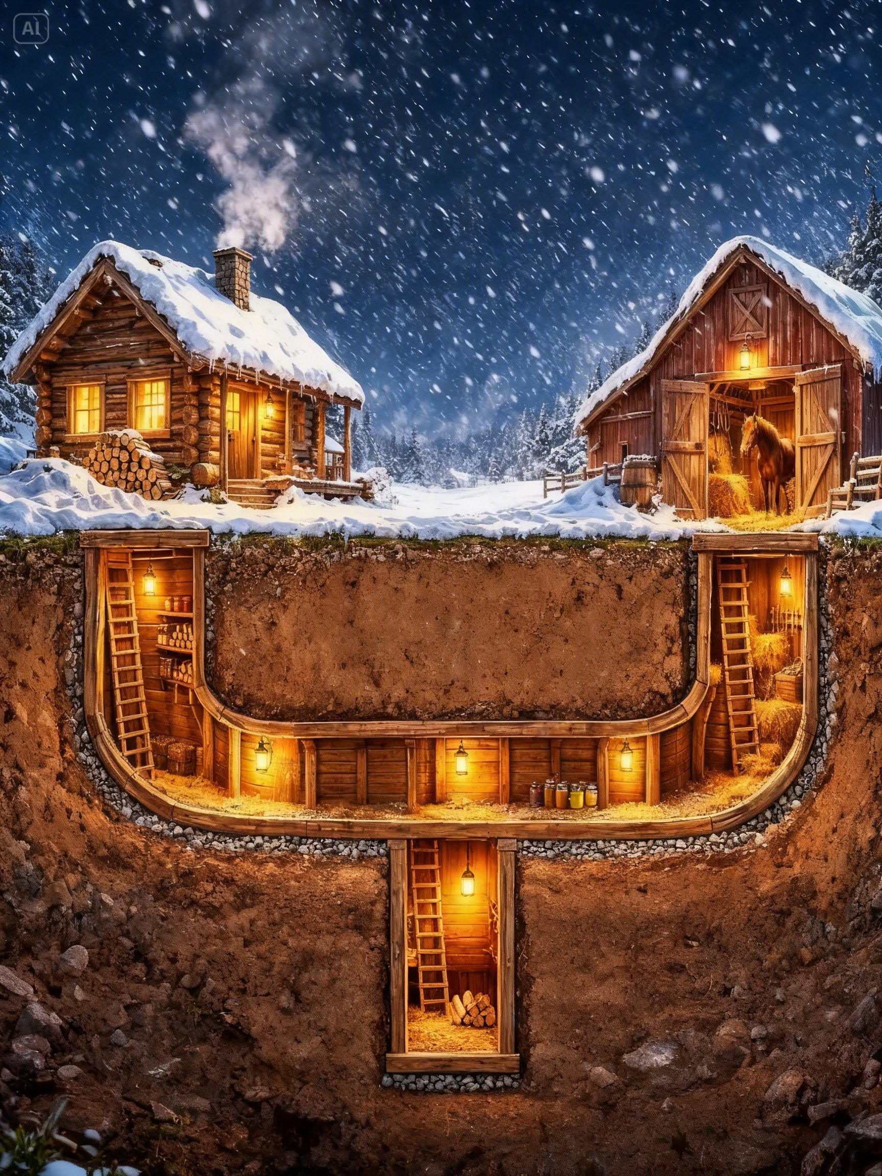 She Dug a Tunnel Between Her Cabin To The Barn — Until Winter Hit and Proved Her Right