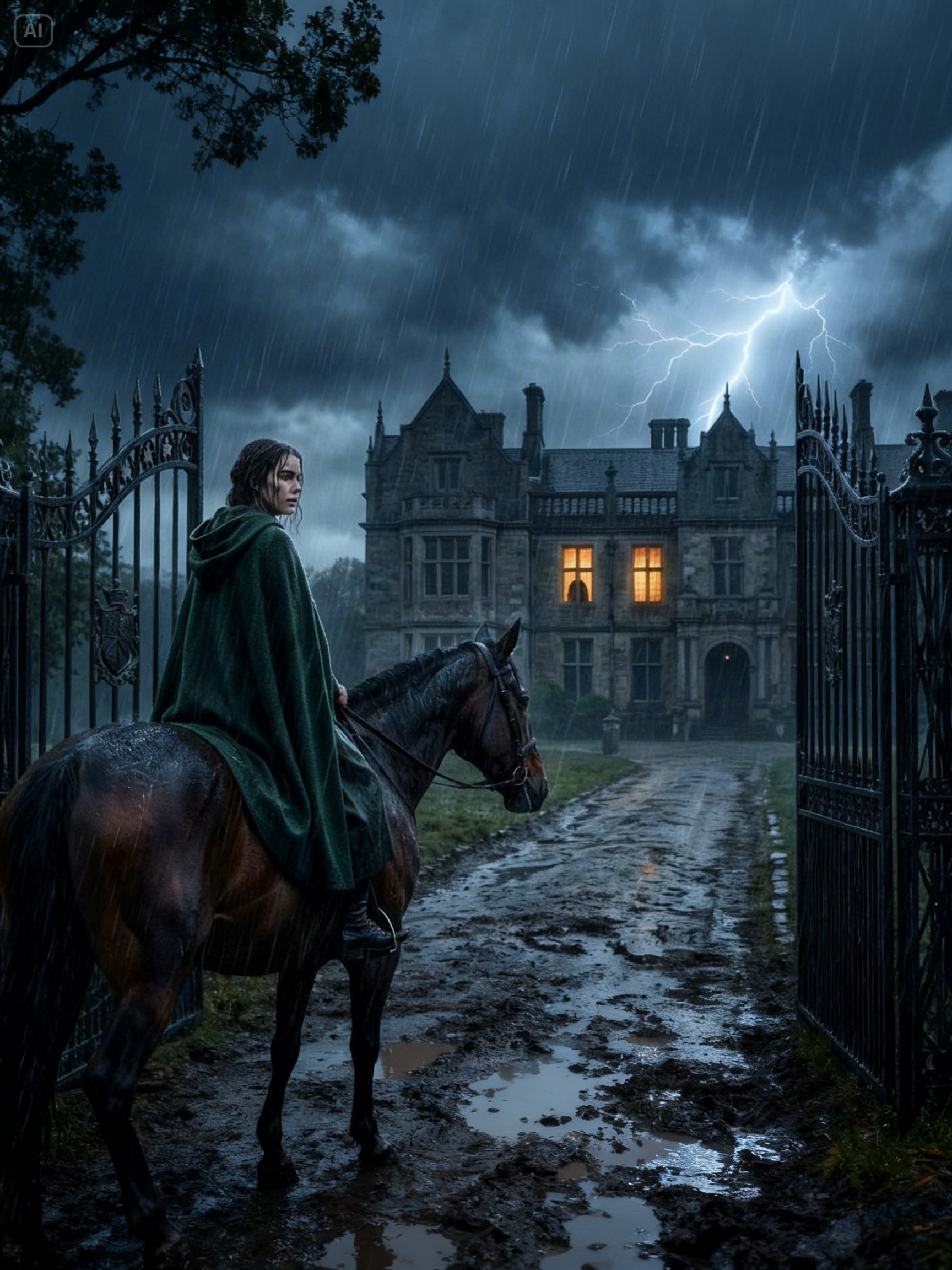 She arrived at the wrong estate in the worst storm… and changed a cold Duke’s life forever.